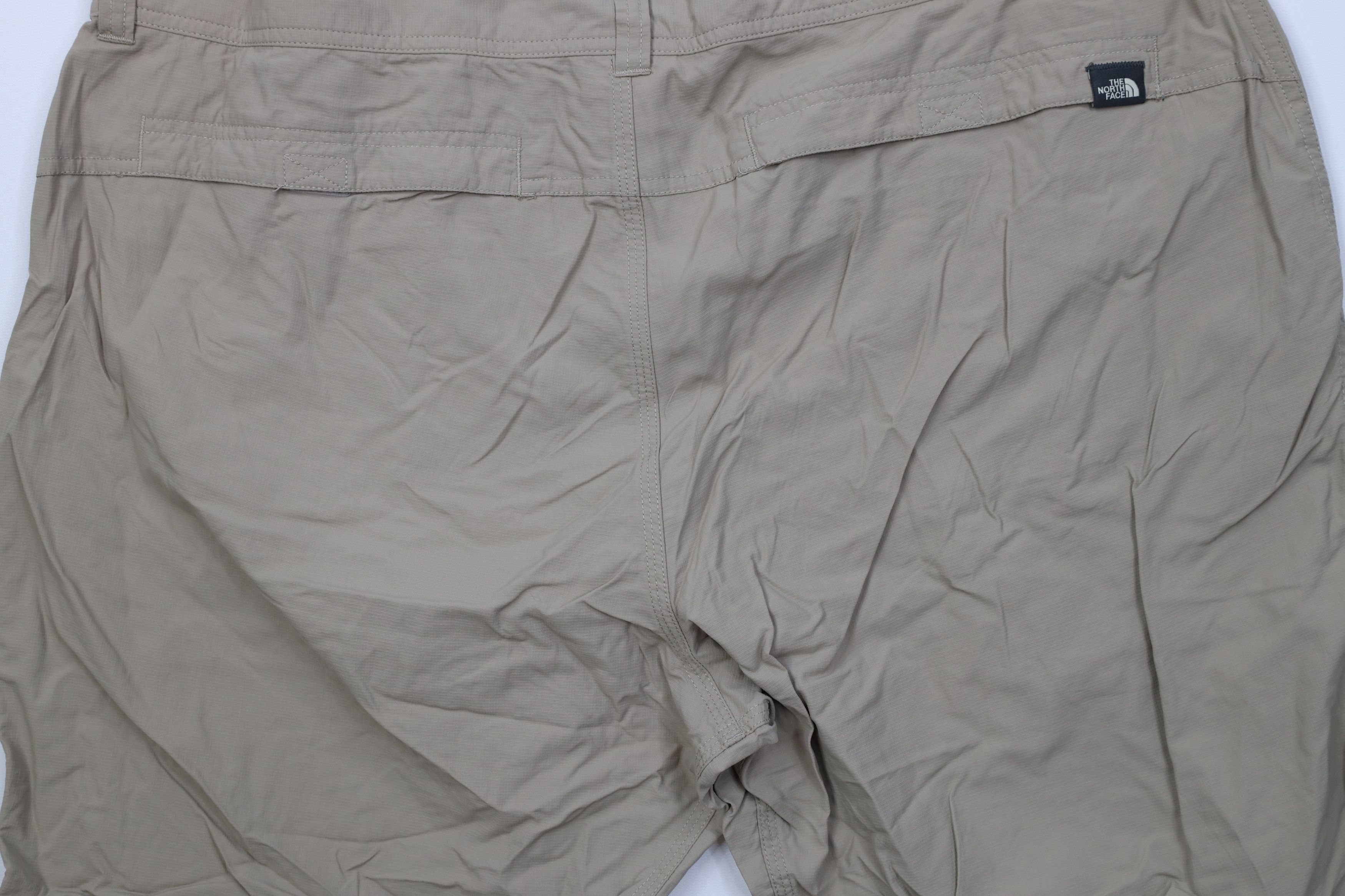 The North Face Vintage Y2K The North Face Spell Out Trekking Shorts Beige Size US 40 / EU 56 - 13 Thumbnail