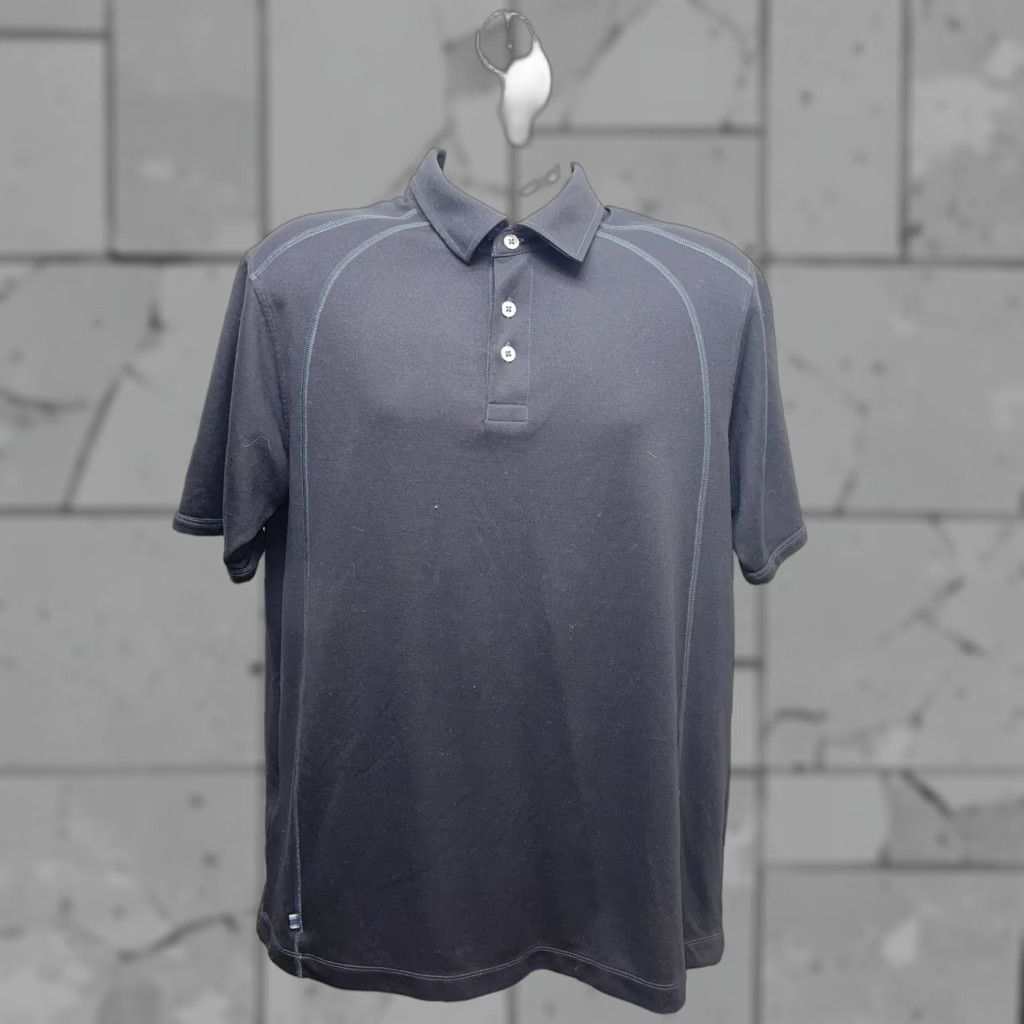 Tommy Bahama Tommy Bahama Polo Mens L Black Golf Polyester Blend Polo Shirt Size US L / EU 52-54 / 3 - 1 Thumbnail