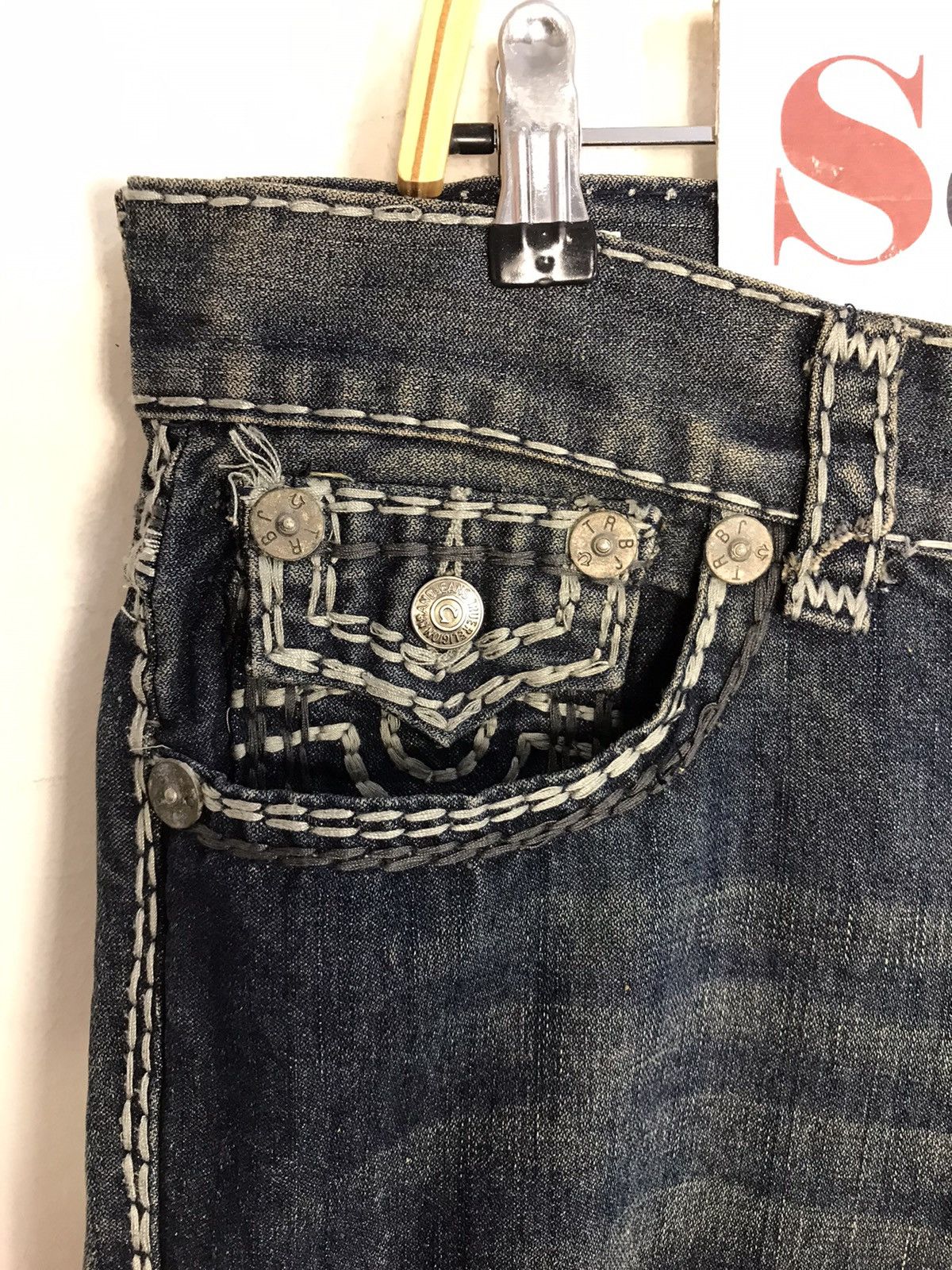 True Religion Vintage True Raligion Made in Usa Denim Jeans Size US 37 - 6 Thumbnail