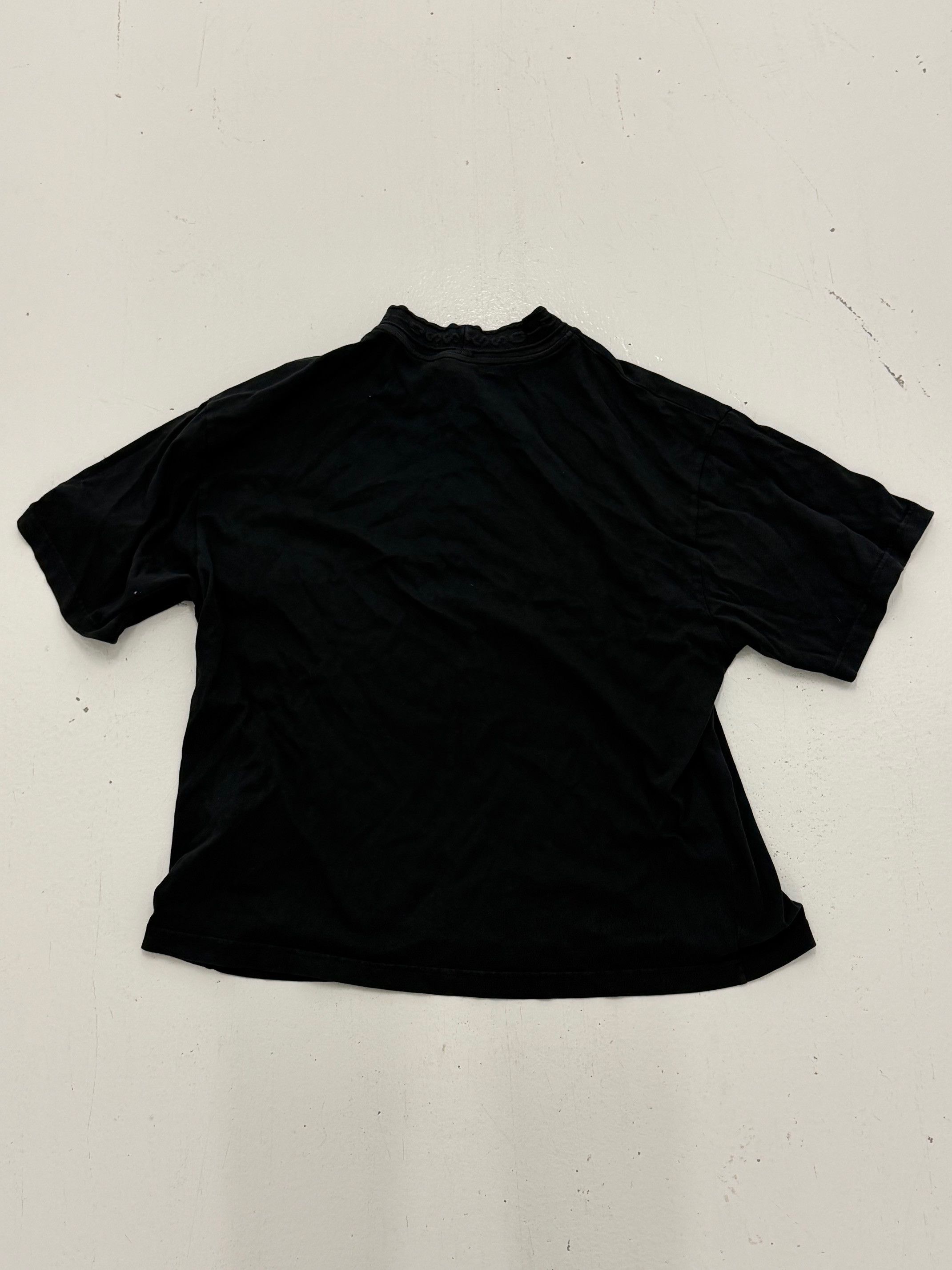 Acne Studios Elco Chain Rib Oversized L T-Shirt in Faded Gray/Black Size US L / EU 52-54 / 3 - 3 Thumbnail