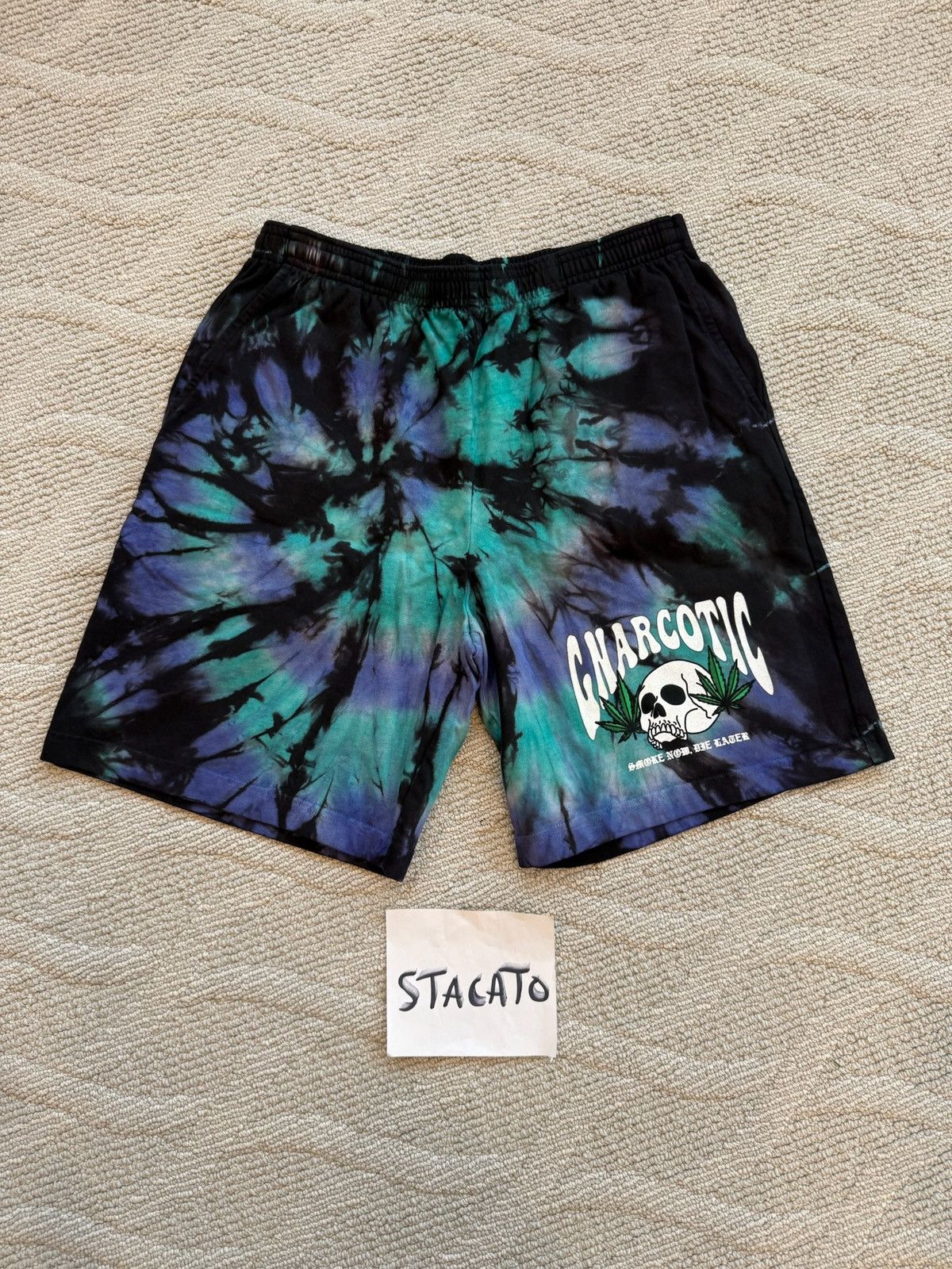 Gnarcotic Gnarcotic Lil Gnar Smoke Now, Die Later Shorts Small Size US 30 / EU 46 - 1 Thumbnail