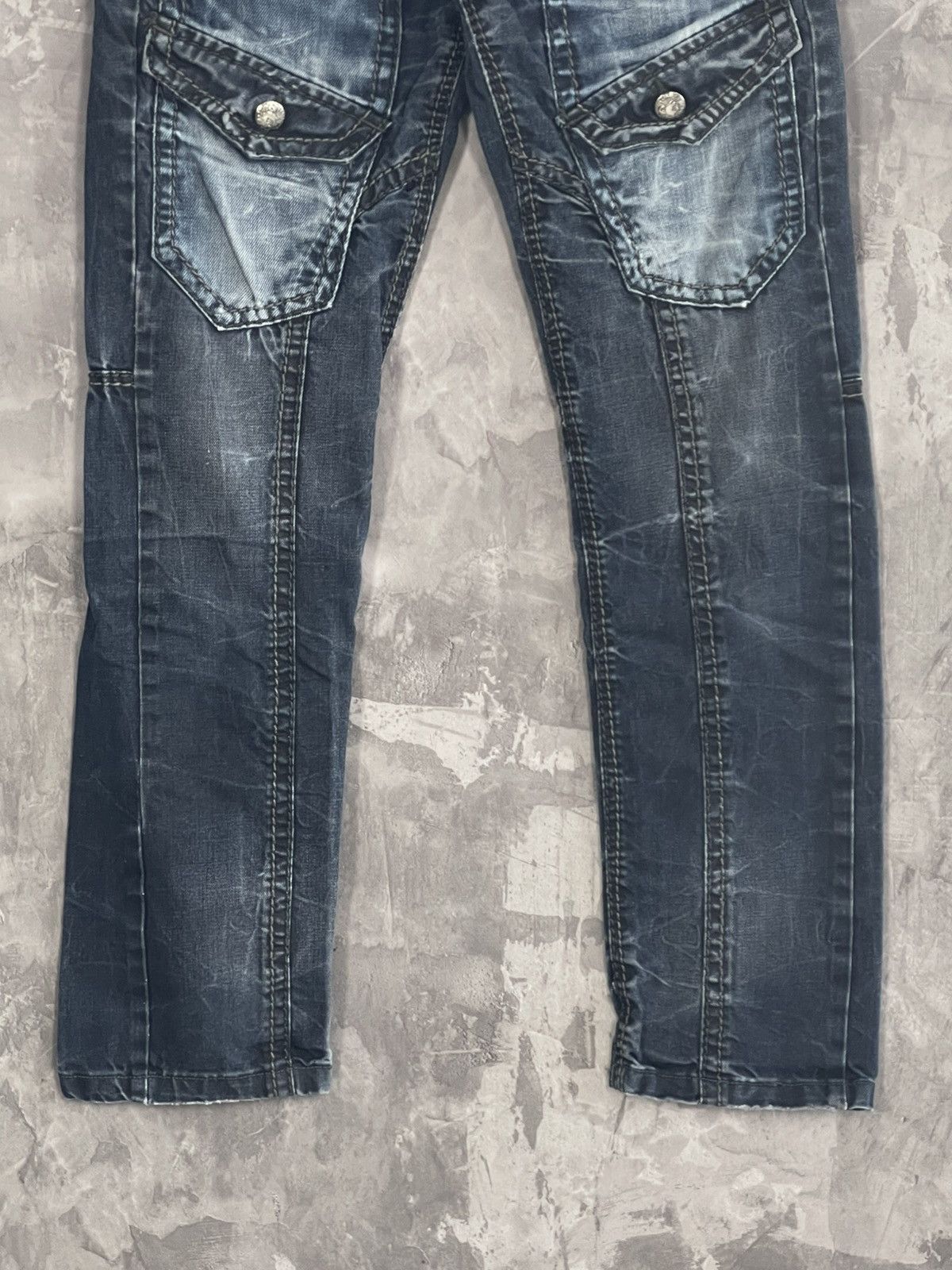 Japanese Brand × Vintage Vintage Kosmo Lupo K&M Y2K Glamour jeans denim swag drip y2k Size US 30 / EU 46 - 6 Thumbnail