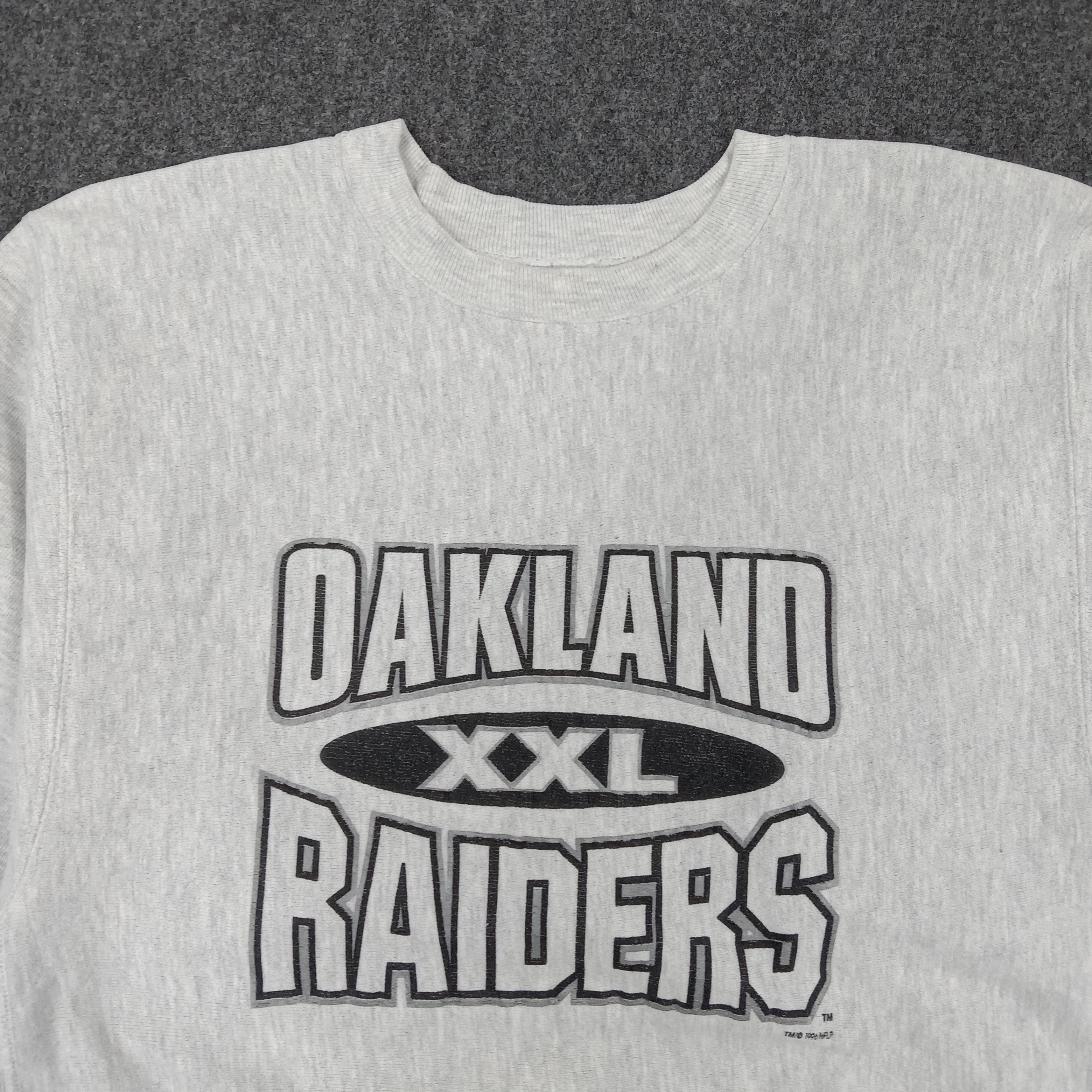 Champion × NFL × Vintage Oakland XXL Raiders American NFL Champion Sweatshirt Size US L / EU 52-54 / 3 - 2 Thumbnail
