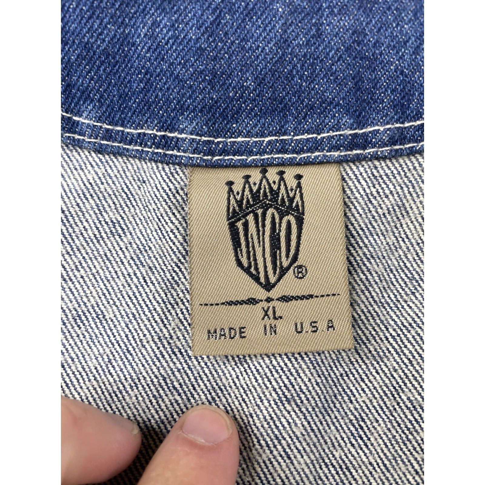 JNCO VINTAGE JNCO Vest Denim Sleeveless Button Baggy 90s Y2K Made In USA XL Men Blue Pockets Regular Size US XL / EU 56 / 4 - 2 Thumbnail