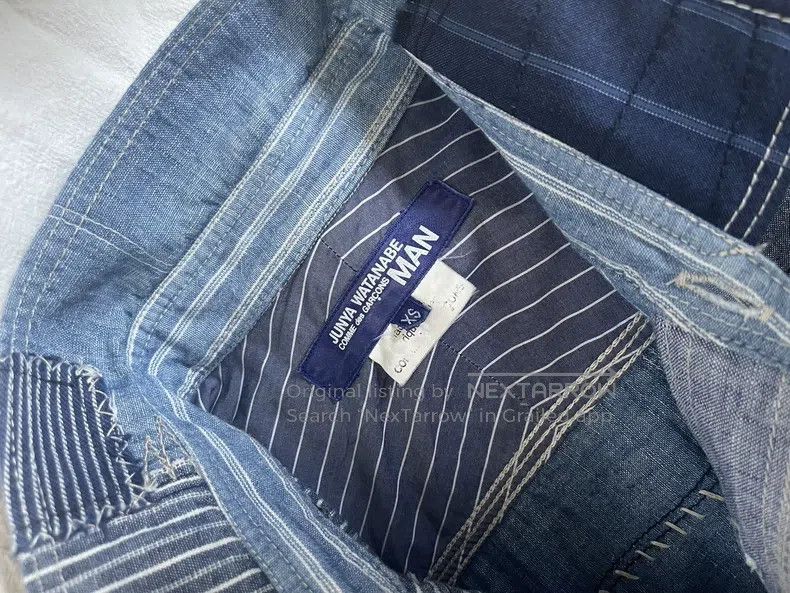 Junya Watanabe Junya Watanabe Denim patchwork shirt Size US XS / EU 42 / 0 - 5 Thumbnail