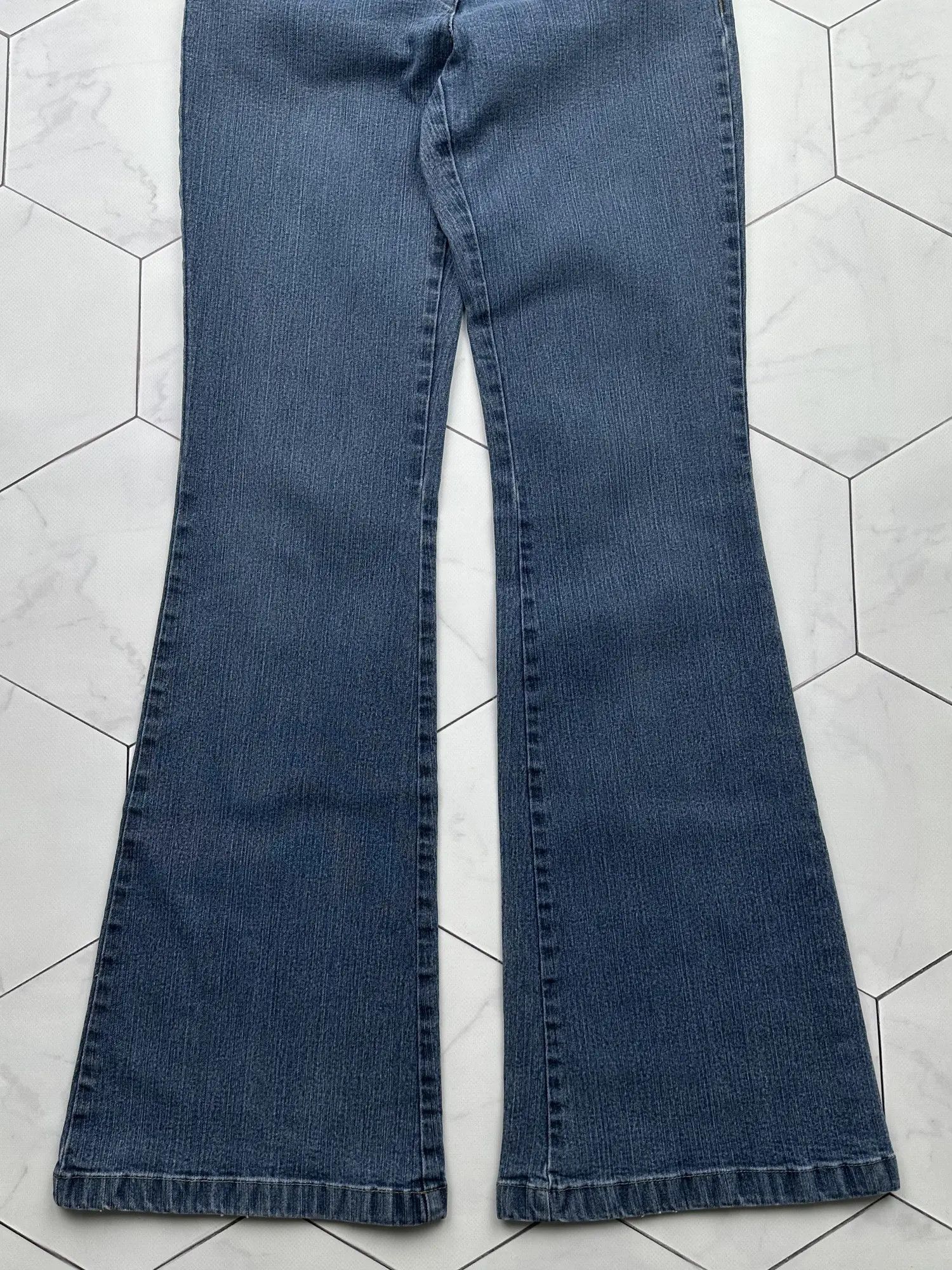 Japanese Brand Vintage Flare Jeans (B596)E2 Size 25" / US 0 / IT 36 - 3 Thumbnail