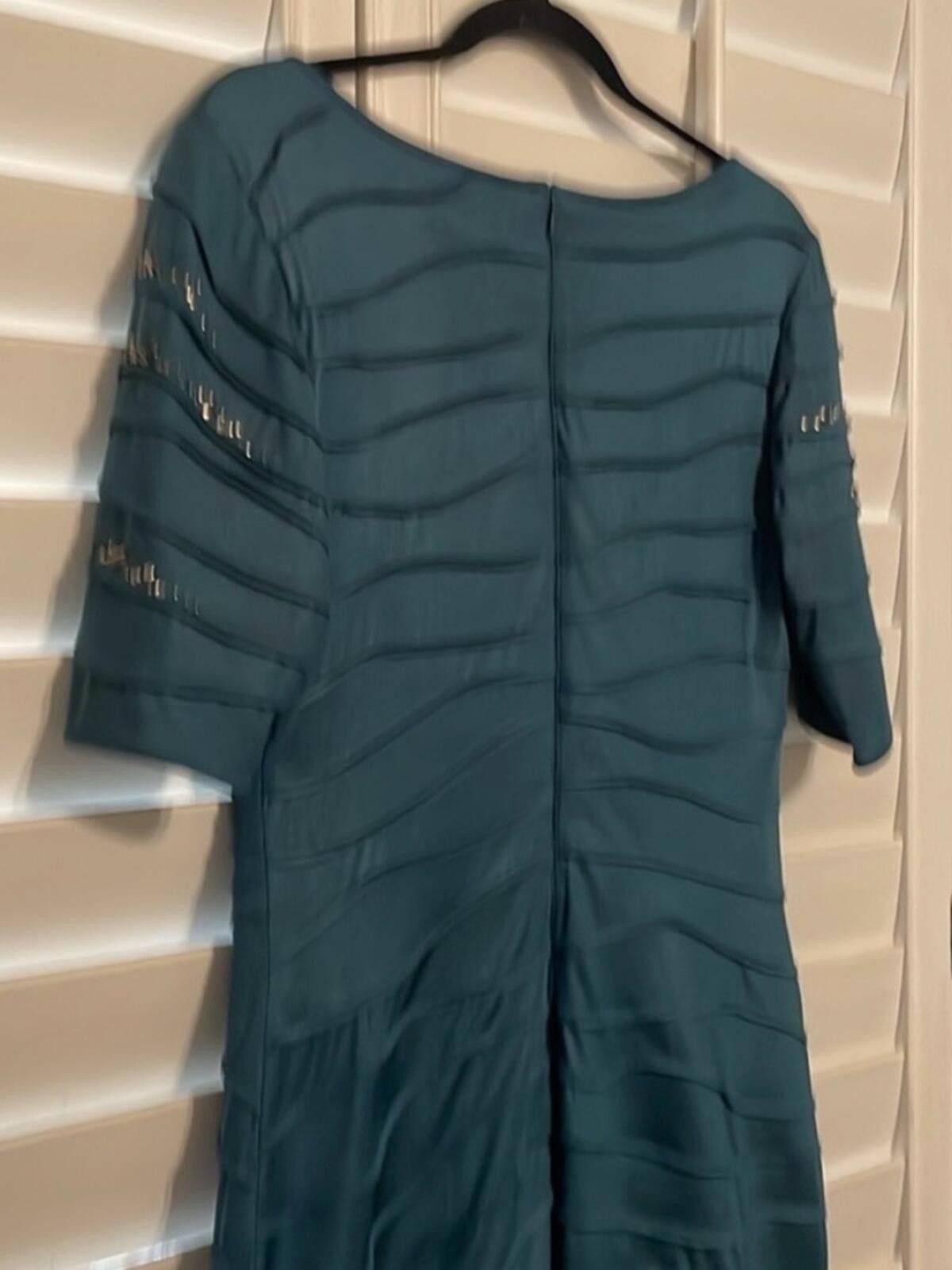 Other Todashi Teal Embellished Sheath Dress Size M / US 6-8 / IT 42-44 - 5 Thumbnail