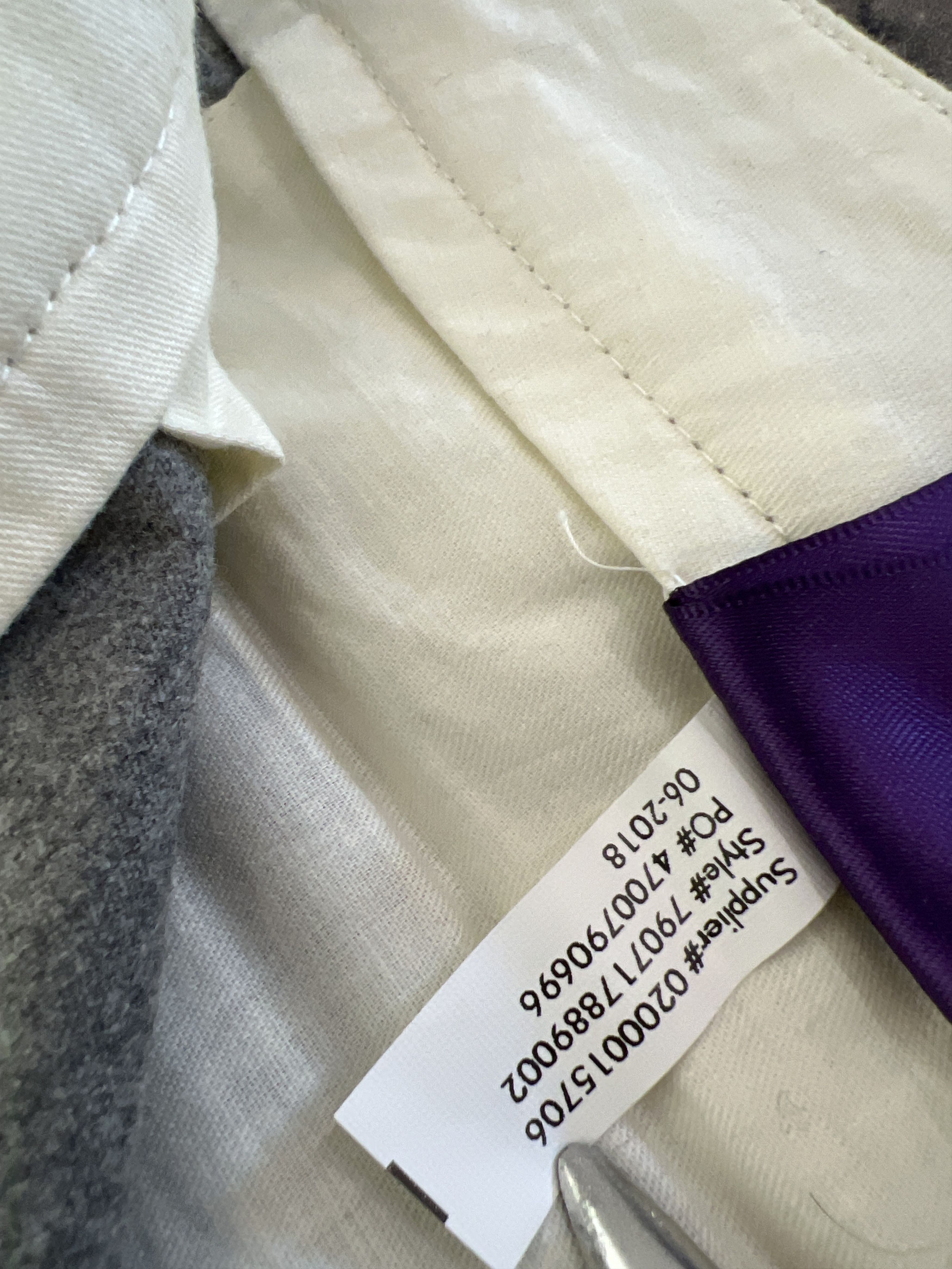Ralph Lauren Purple Label Ralph Lauren Purple Label Grey Wool Slim Fit Pants Size US 38 / EU 54 - 6 Thumbnail