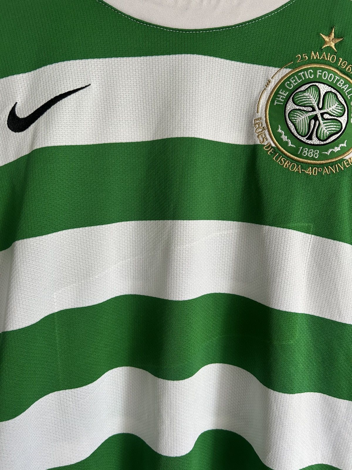 Nike 2007 Nike Celtic Vintage Soccer Jersey T-Shirt Tee Size US L / EU 52-54 / 3 - 5 Thumbnail