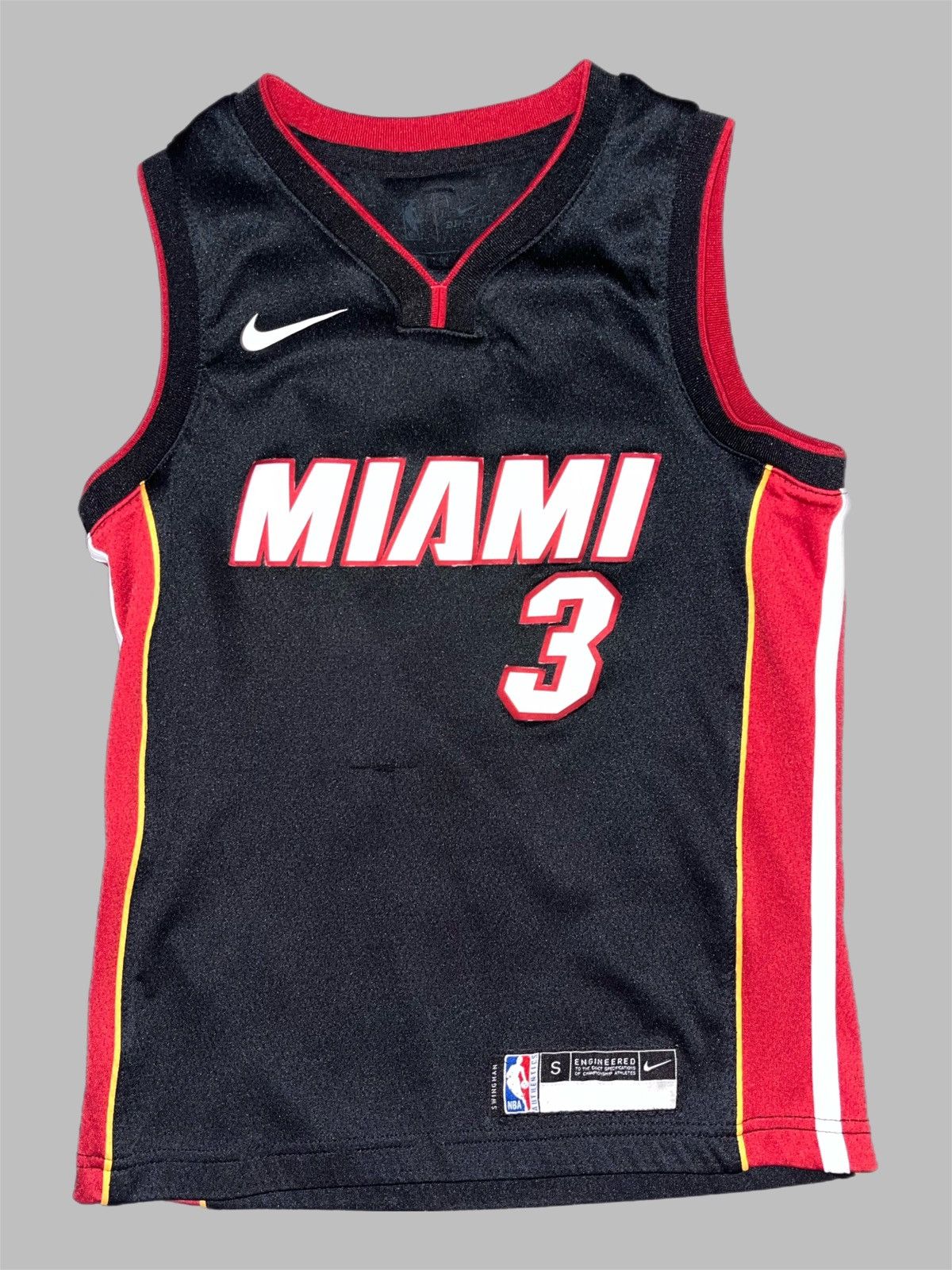 NBA × Nike × Vintage Nike Miami Heat Dwayne Wade Jersey Youth S Size US XS / EU 42 / 0 - 1 Thumbnail