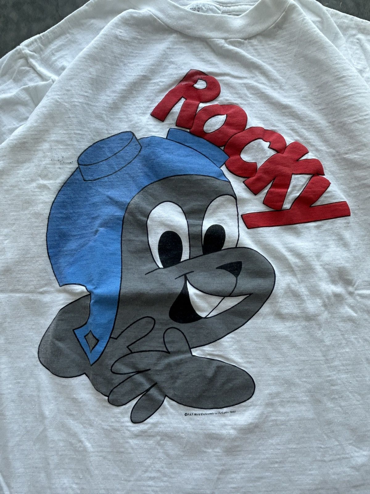 Vintage Vintage 90s Rocky and Bullwinkle Graphic Tee Size US M / EU 48-50 / 2 - 2 Thumbnail