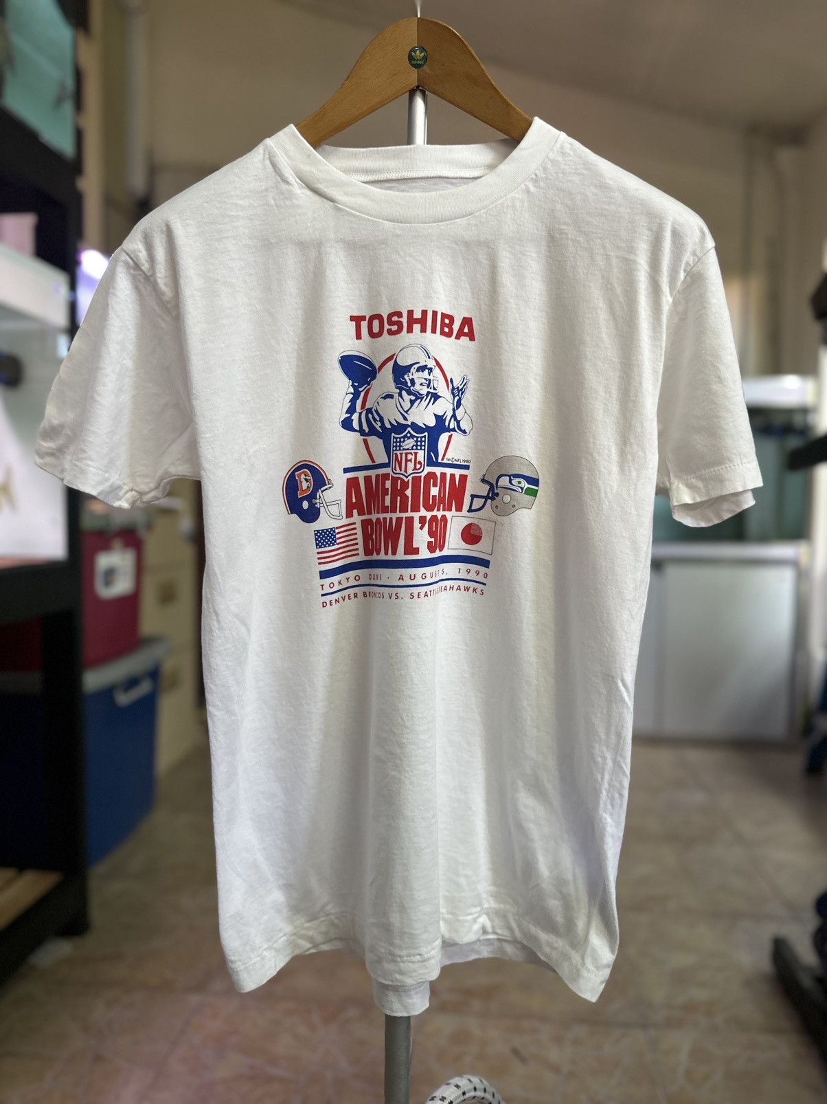 Vintage Vintage NFL 1990 tshirt Size US S / EU 44-46 / 1 - 1 Thumbnail