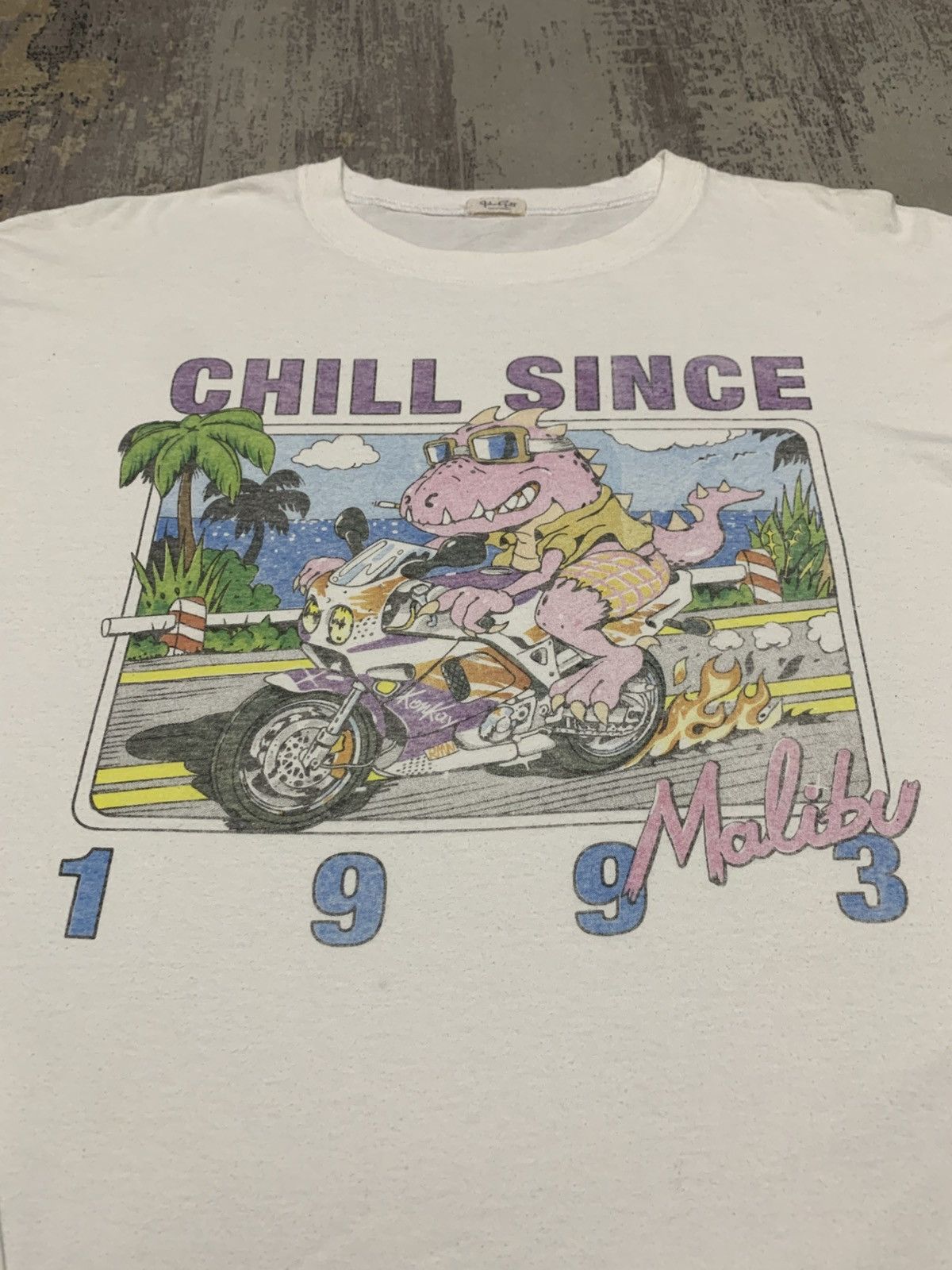 Vintage Vintage Brandy Melville Retro 90s Dino Longsleeve T-Shirt Size US M / EU 48-50 / 2 - 2 Thumbnail