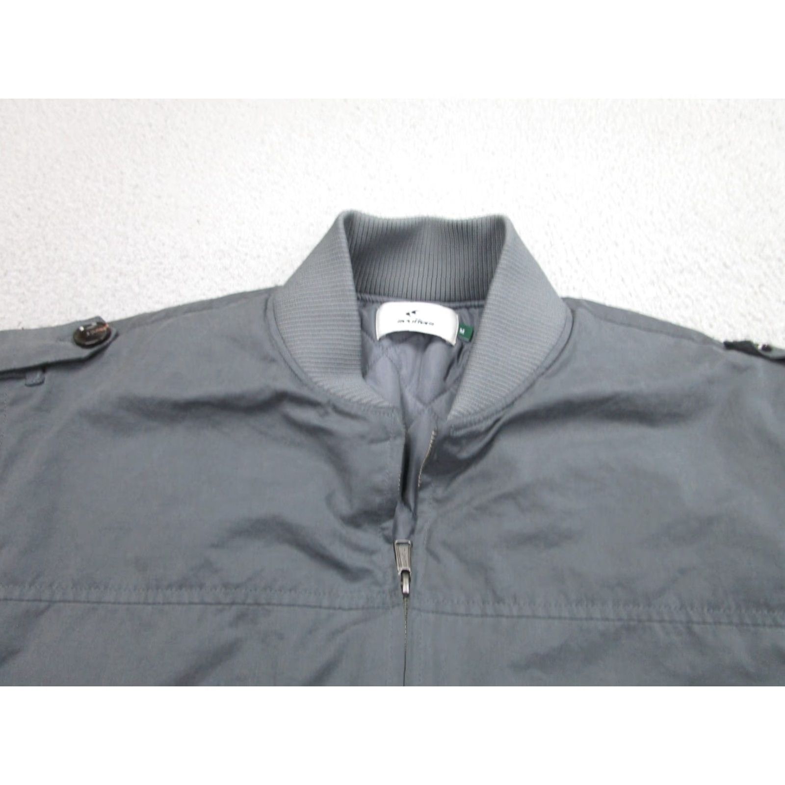 Vintage Scuffers Mens Jacket M Gray Bomber Full Zip Quilted Lining Insulated" Size US M / EU 48-50 / 2 - 3 Thumbnail