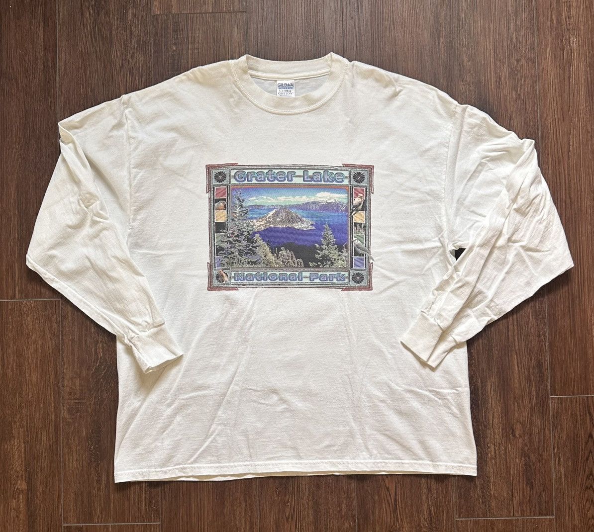 Vintage Vintage Crater Lake longsleeve Size US XXL / EU 58 / 5 - 1 Thumbnail
