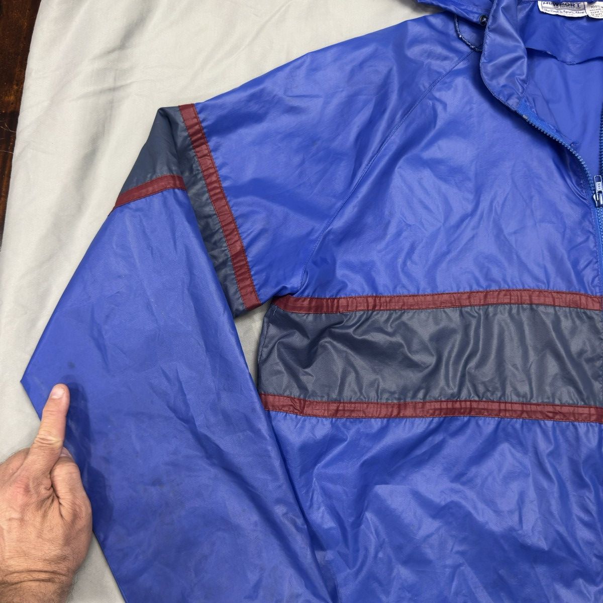 Other VTG 80s Newport Bermuda Hooded Nylon Windbreaker Colorblock Size US XL / EU 56 / 4 - 11 Thumbnail