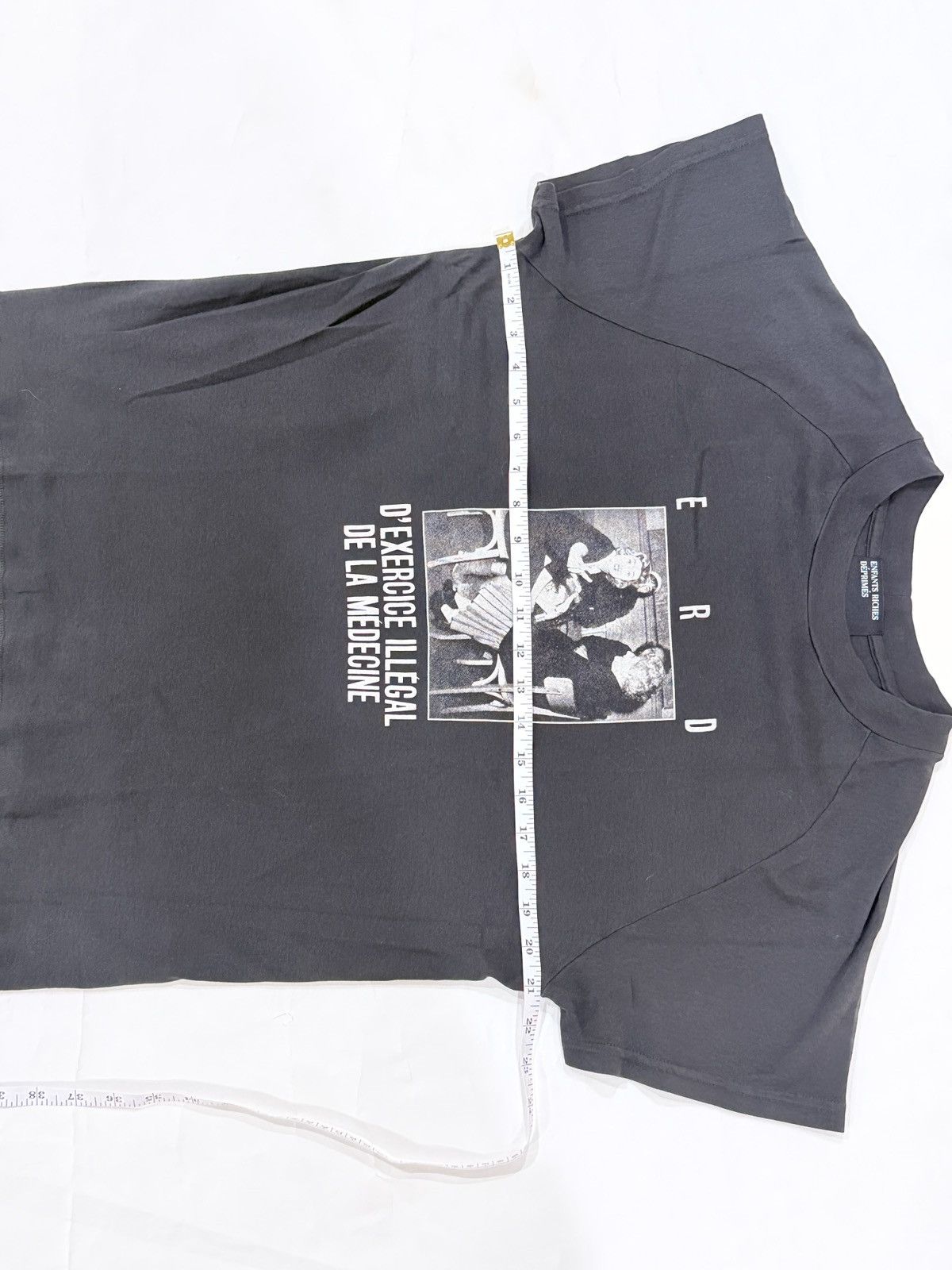Enfants Riches Deprimes Medicine Raglan T-Shirt Faded Black Size US M / EU 48-50 / 2 - 7 Thumbnail