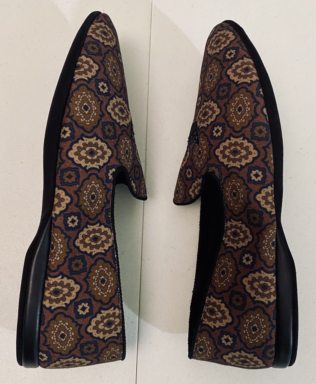 Church's Church’s 🏴󠁧󠁢󠁥󠁮󠁧󠁿 Kanvas Quilted Insole Suede House Slipper 11 New Size US 11 / EU 44 - 6 Thumbnail