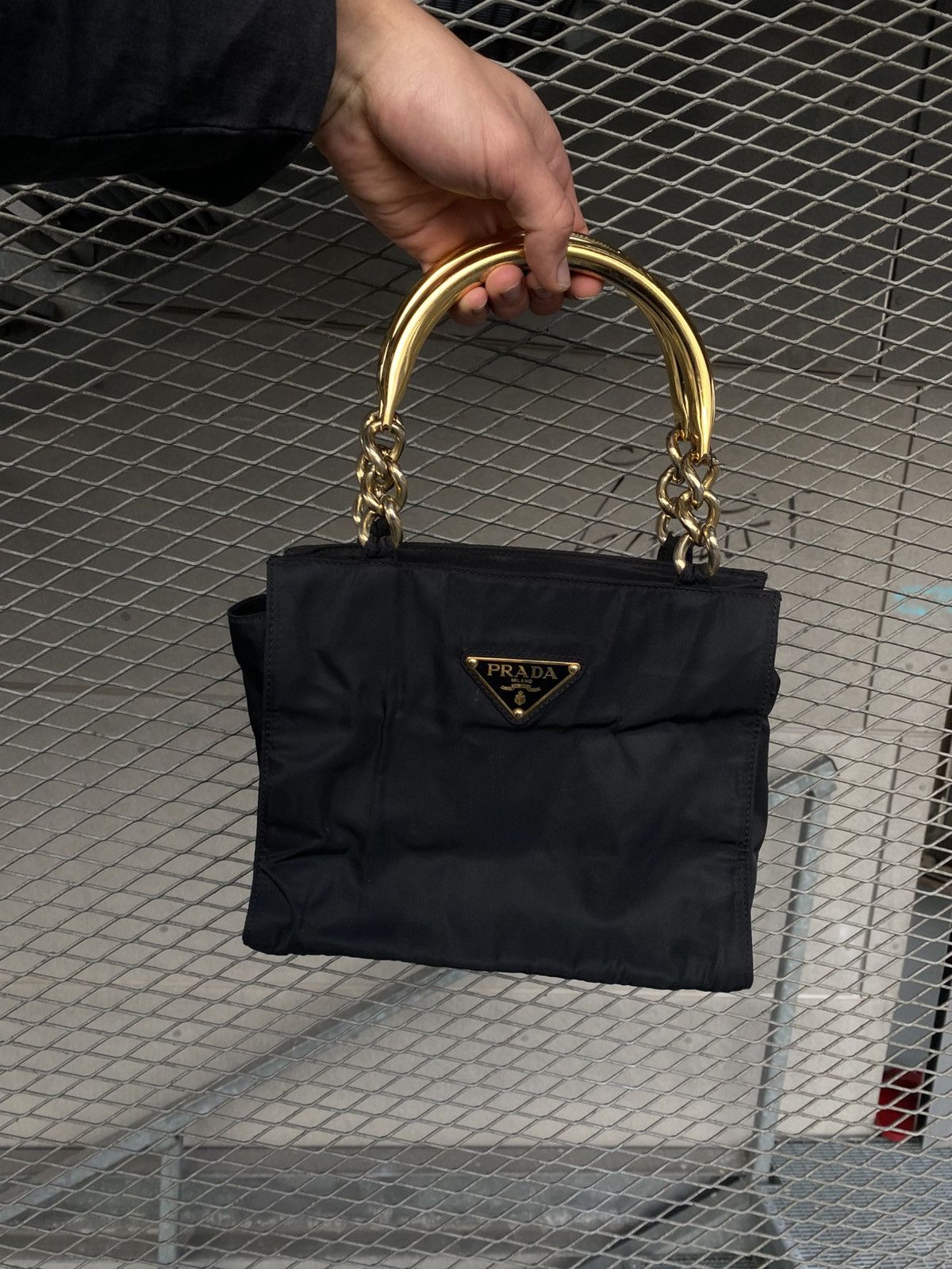 Prada Prada Nylon Handbag Size ONE SIZE - 2 Thumbnail