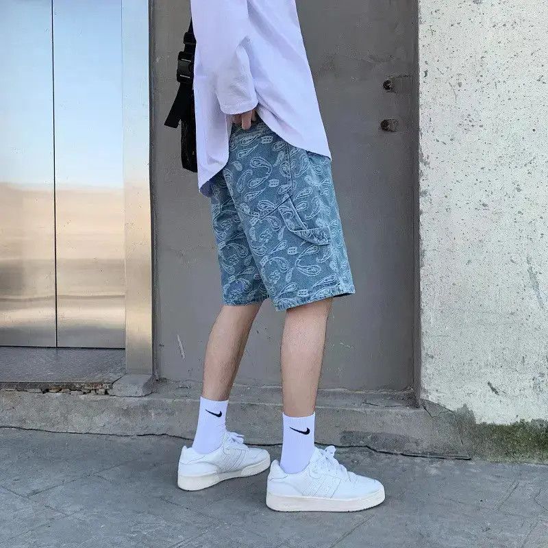 Japanese Brand Loose hip-hop high street denim shorts Size US 32 / EU 48 - 3 Thumbnail