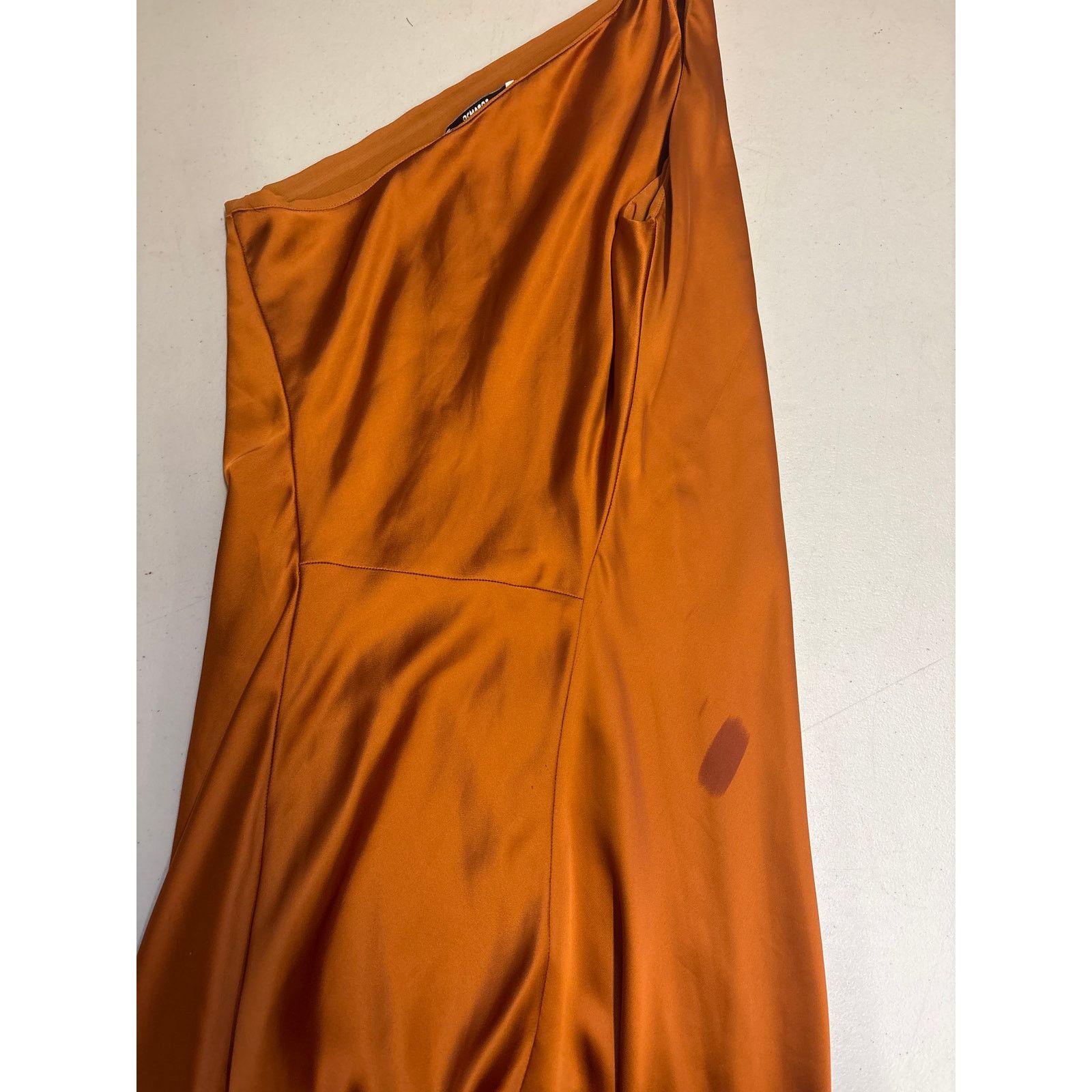 Other RTR sz 2 Obando copper silky one shoulder sleeveless gown Size XS / US 0-2 / IT 36-38 - 7 Thumbnail