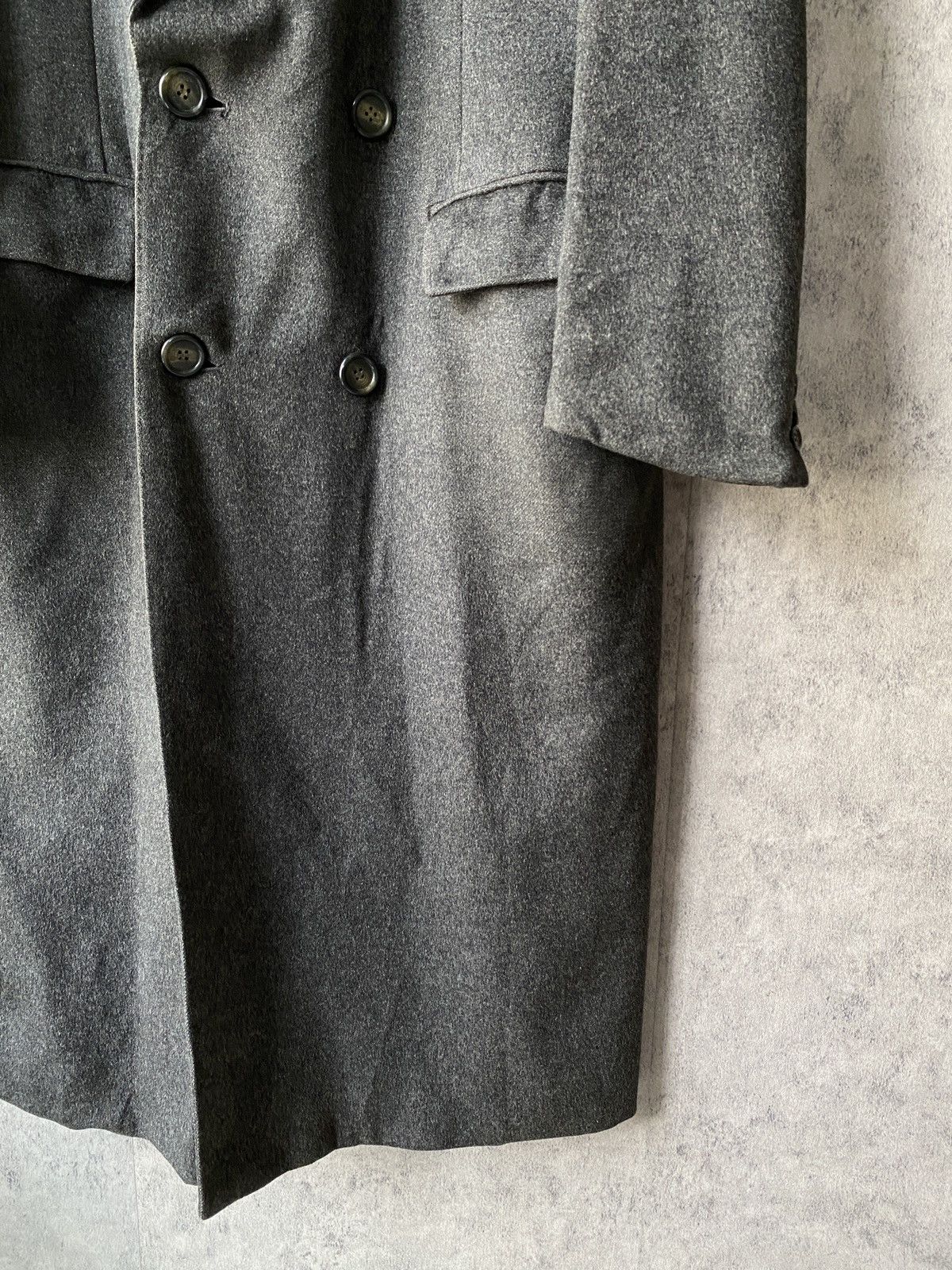 Burberry Prorsum Vintage Burberrys Double Breasted Wool Long Coat Size US L / EU 52-54 / 3 - 6 Thumbnail