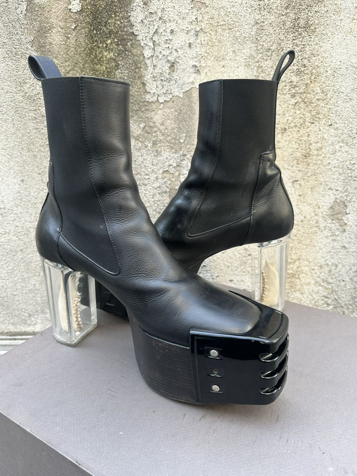 Rick Owens Rick owens fw22 kiss heels with grill customized Size US 11 / EU 44 - 16 Thumbnail