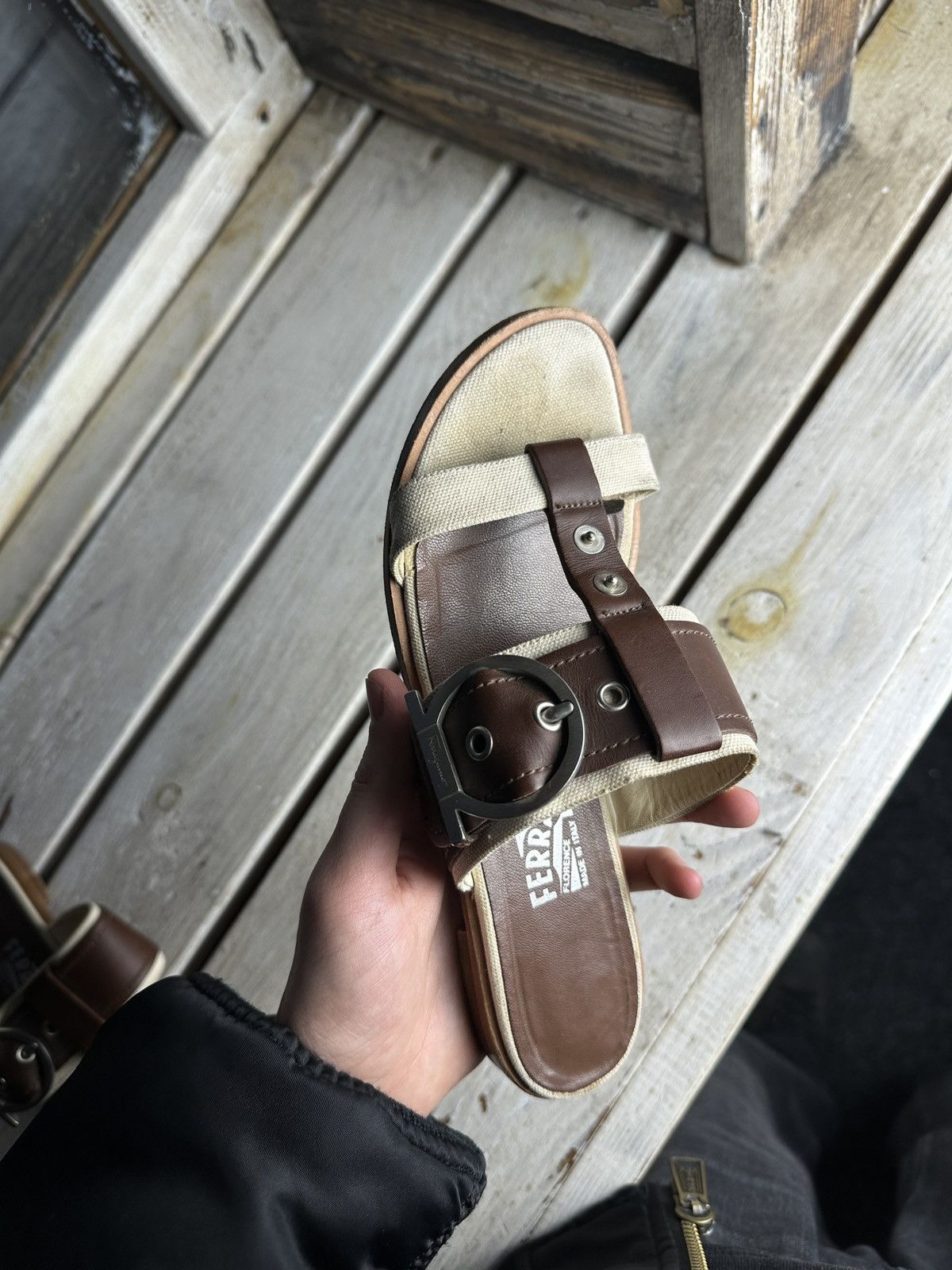 Salvatore Ferragamo RARE❗️Salvatore Ferragamo Women Shoes slides sandals Size US 7 / IT 37 - 13 Thumbnail