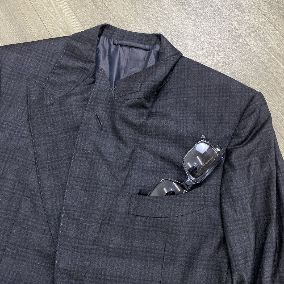 Tom Ford Vintage Tom Ford Shelton Plaid Patterned Wool Blazer Jacket Size 46R - 4 Thumbnail