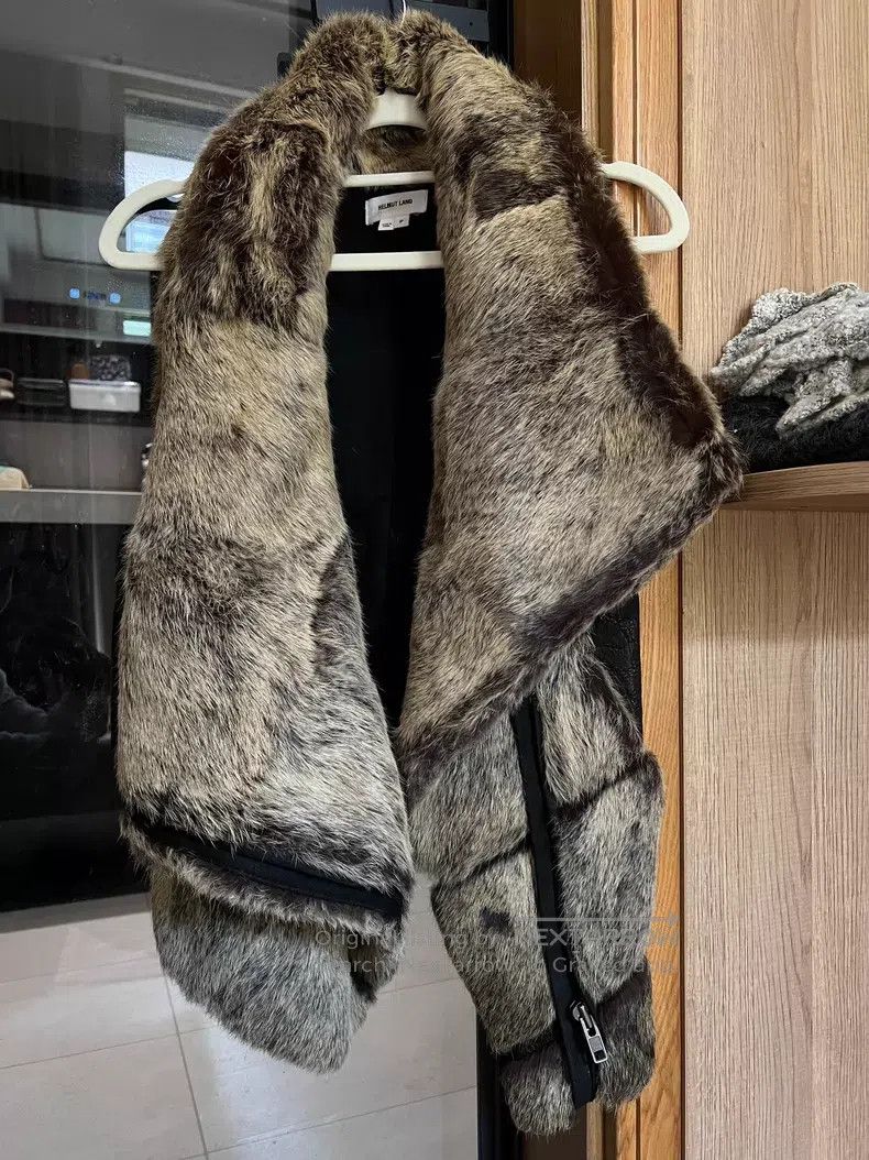 Helmut Lang Helmut Lang size P Ultra-Designed Fur Coat, Rabbit Fur Size S / US 4 / IT 40 - 2 Thumbnail