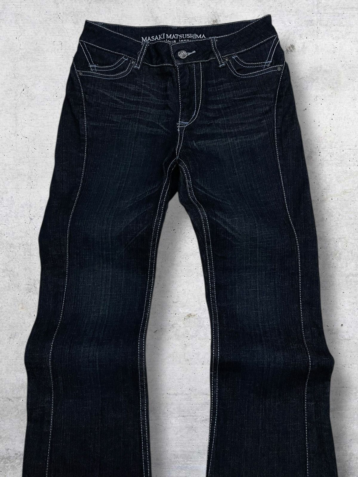 Masaki Matsushima MASAKI MATSUHIMA JAPAN DESIGNER 1990S ICONIC FLARED DENIM Size US 28 / EU 44 - 5 Thumbnail