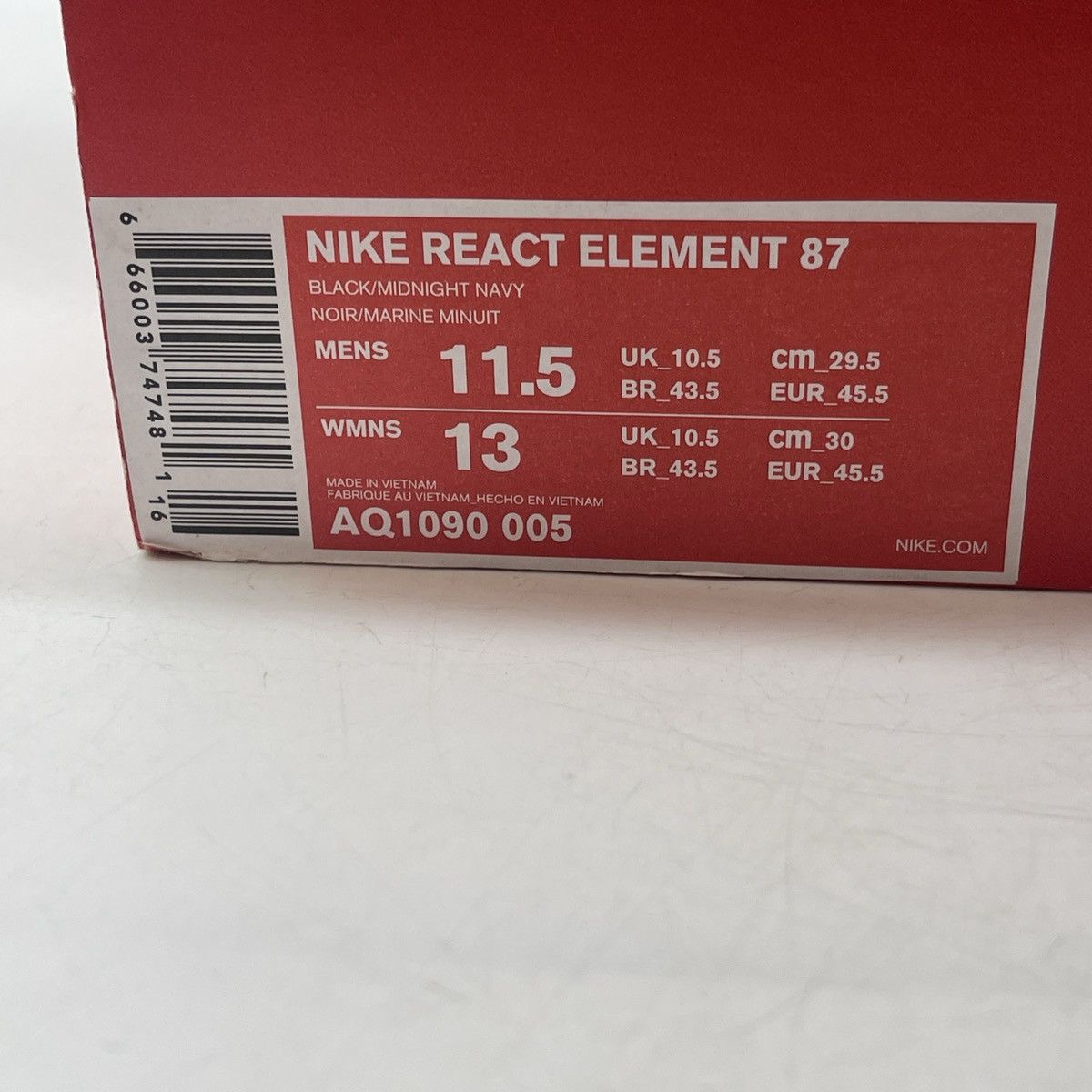 Nike React element 87 Neptune green Size US 11.5 / EU 44-45 - 9 Thumbnail
