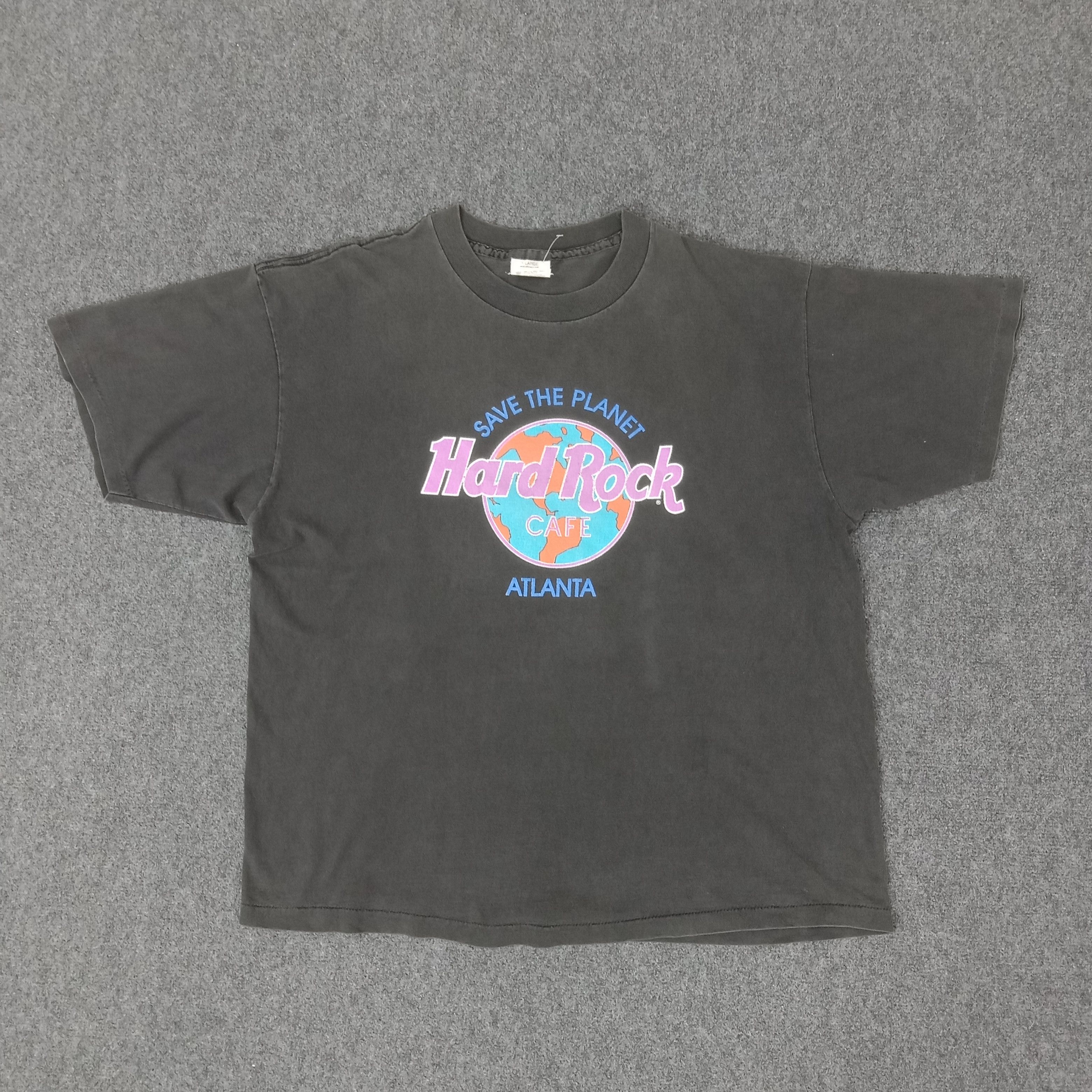Hard Rock Cafe × Harley Davidson × Vintage Hard Rock Cafe Atlanta Promo Tshirt Size US XL / EU 56 / 4 - 1 Thumbnail