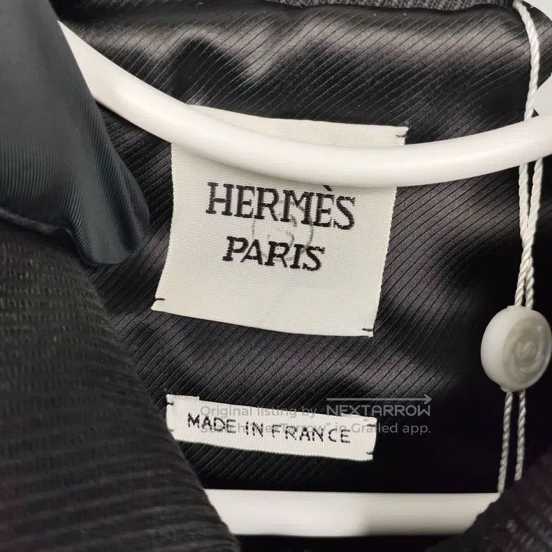 Hermes Hermes Wool Coat Jacket, Black Size XS / US 0-2 / IT 36-38 - 5 Thumbnail