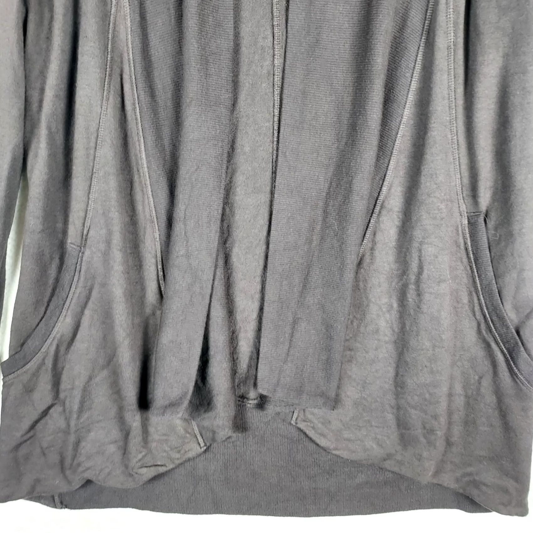 Athleta Athleta Women XS Brown Open Front Cardigan Wrap Jacket Modal Knit Stretch Sweater Cardigan Size XS / US 0-2 / IT 36-38 - 4 Thumbnail
