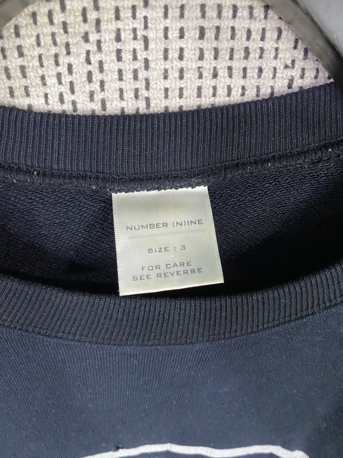 Number (N)ine Vintage SS01 number (n)ine sweatshirt skull of visual comedy Size US L / EU 52-54 / 3 - 7 Thumbnail