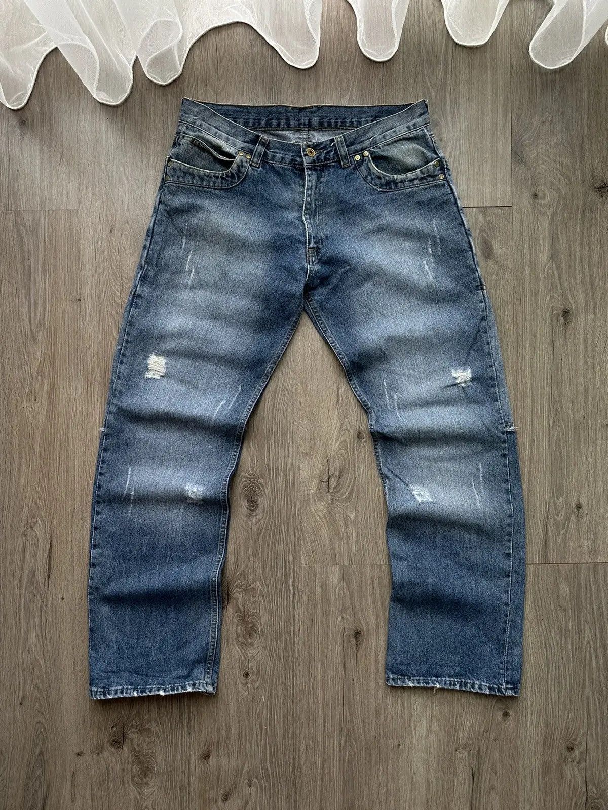 Japanese Brand × Vintage Vintage Japanese DJ Doringo Jeans Wear Denim Pocket Pants Size US 34 / EU 50 - 16 Thumbnail