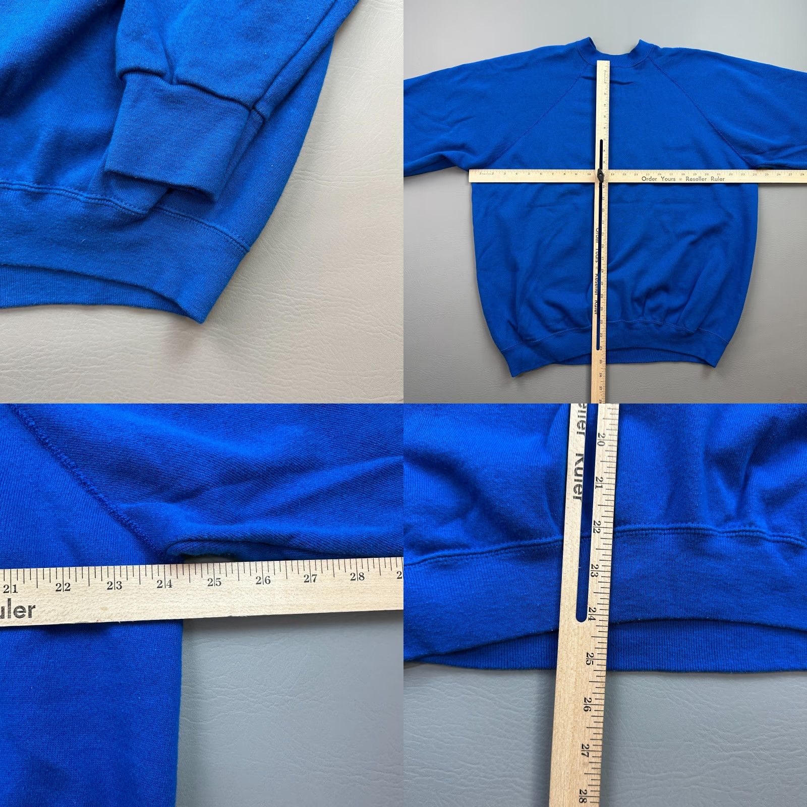 Tultex VINTAGE Tultex Sweatshirt Mens 2XL Blue Raglan Pullover USA 80s Sweats Appeal Shirt Pullover Mens 80s USA Blue Raglan Tultex Sweatshirt Size US XXL / EU 58 / 5 - 8 Thumbnail
