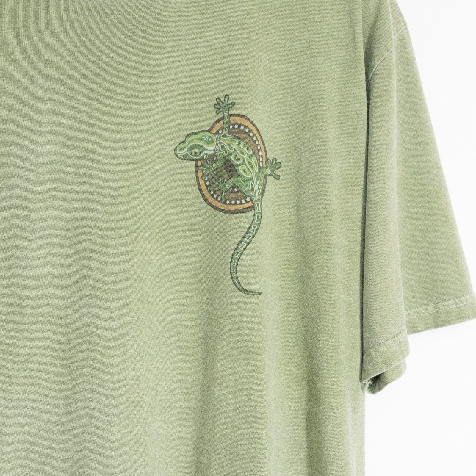 Vintage Vintage Crazy Shirts Hawaii Gecko Art T Shirt Mens Large Size US L / EU 52-54 / 3 - 6 Thumbnail