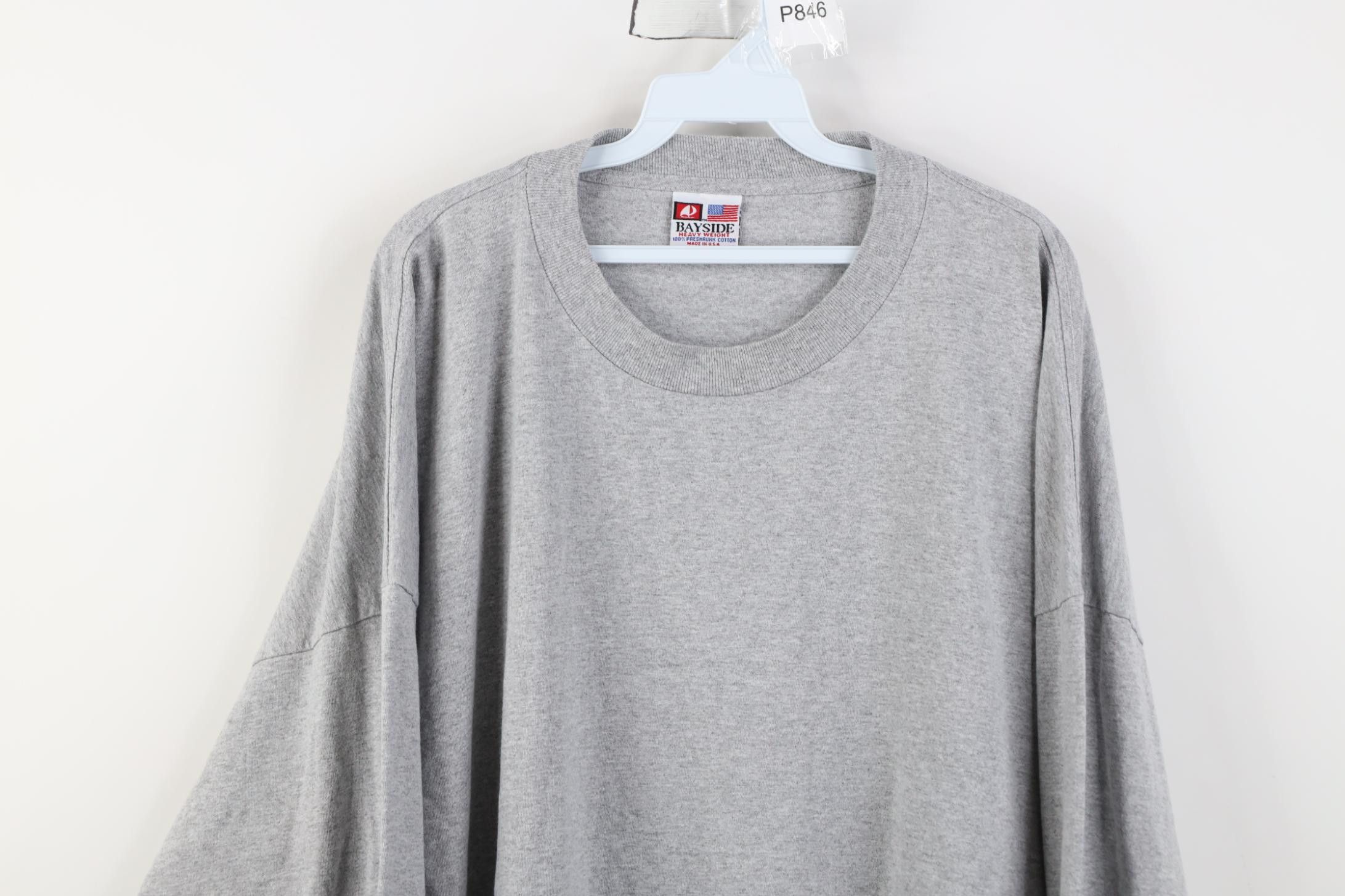 Vintage Vintage 90s Streetwear Cotton Long Sleeve T-Shirt USA Size US XXL / EU 58 / 5 - 2 Thumbnail