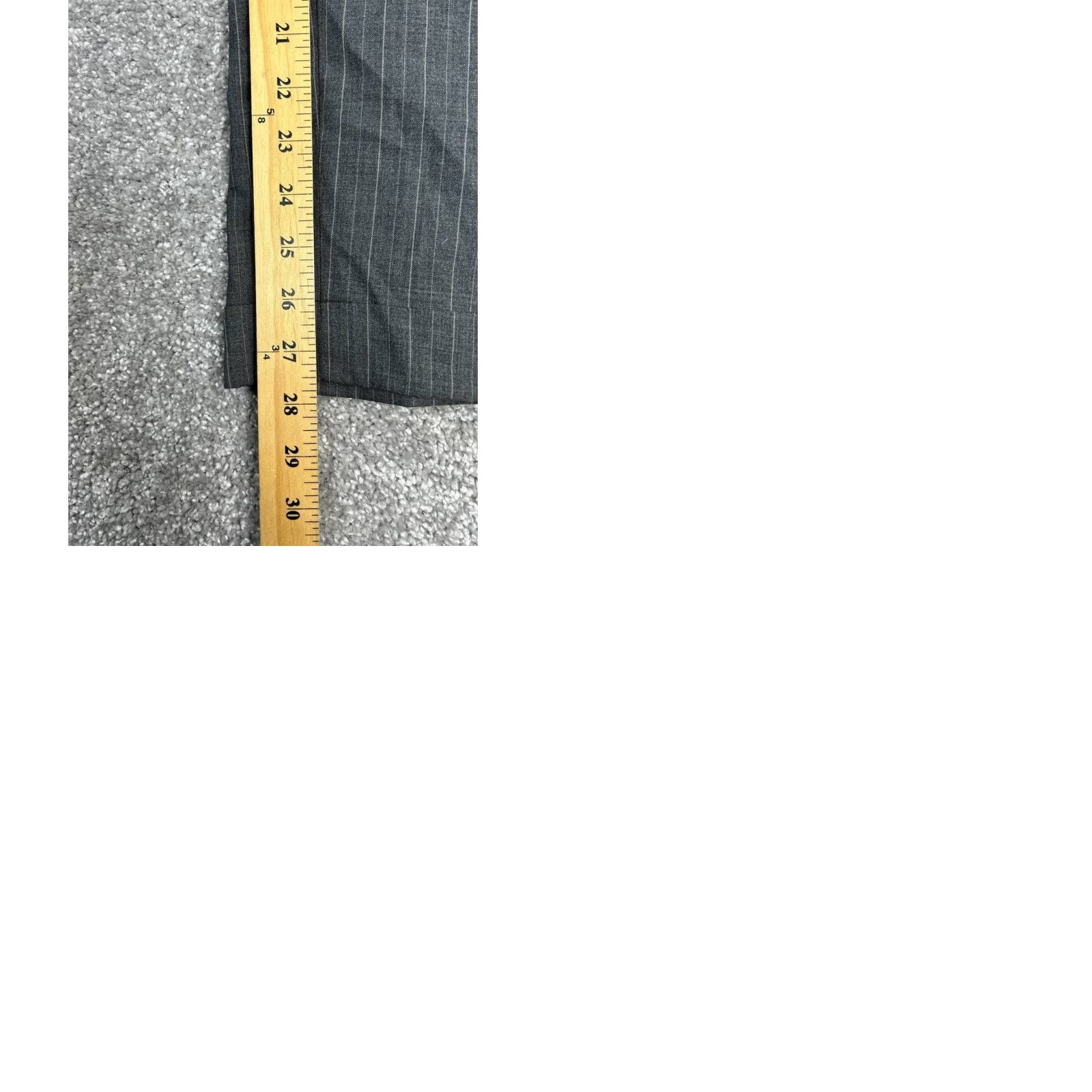 Hart Schaffner Marx Hart Schaffner Marx Travelor Suit Mens 44 Gray Wool Size 44R - 10 Thumbnail