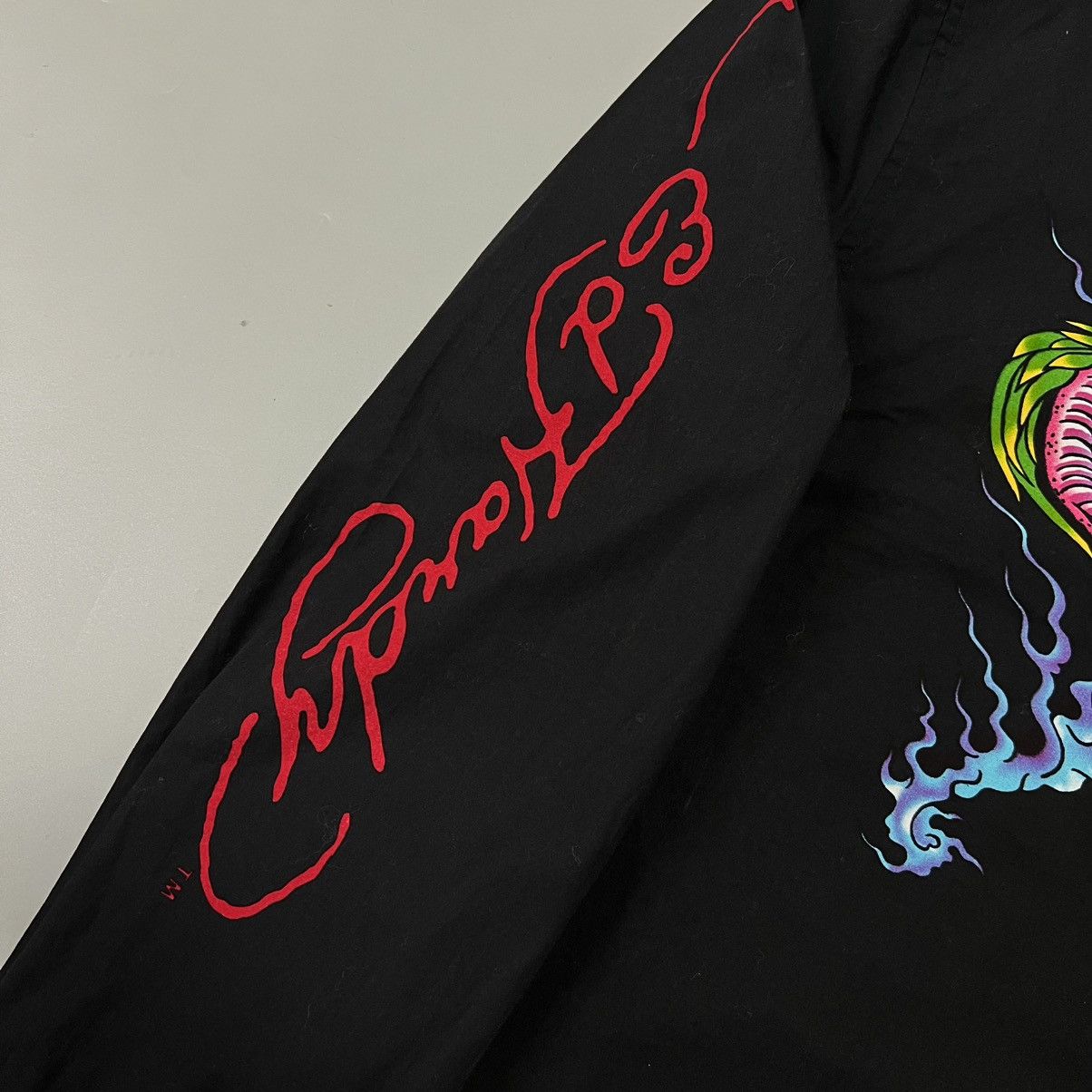 Christian Audigier × Ed Hardy × Vintage Vintage Ed Hardy shirt black big logo Size US XL / EU 56 / 4 - 5 Thumbnail