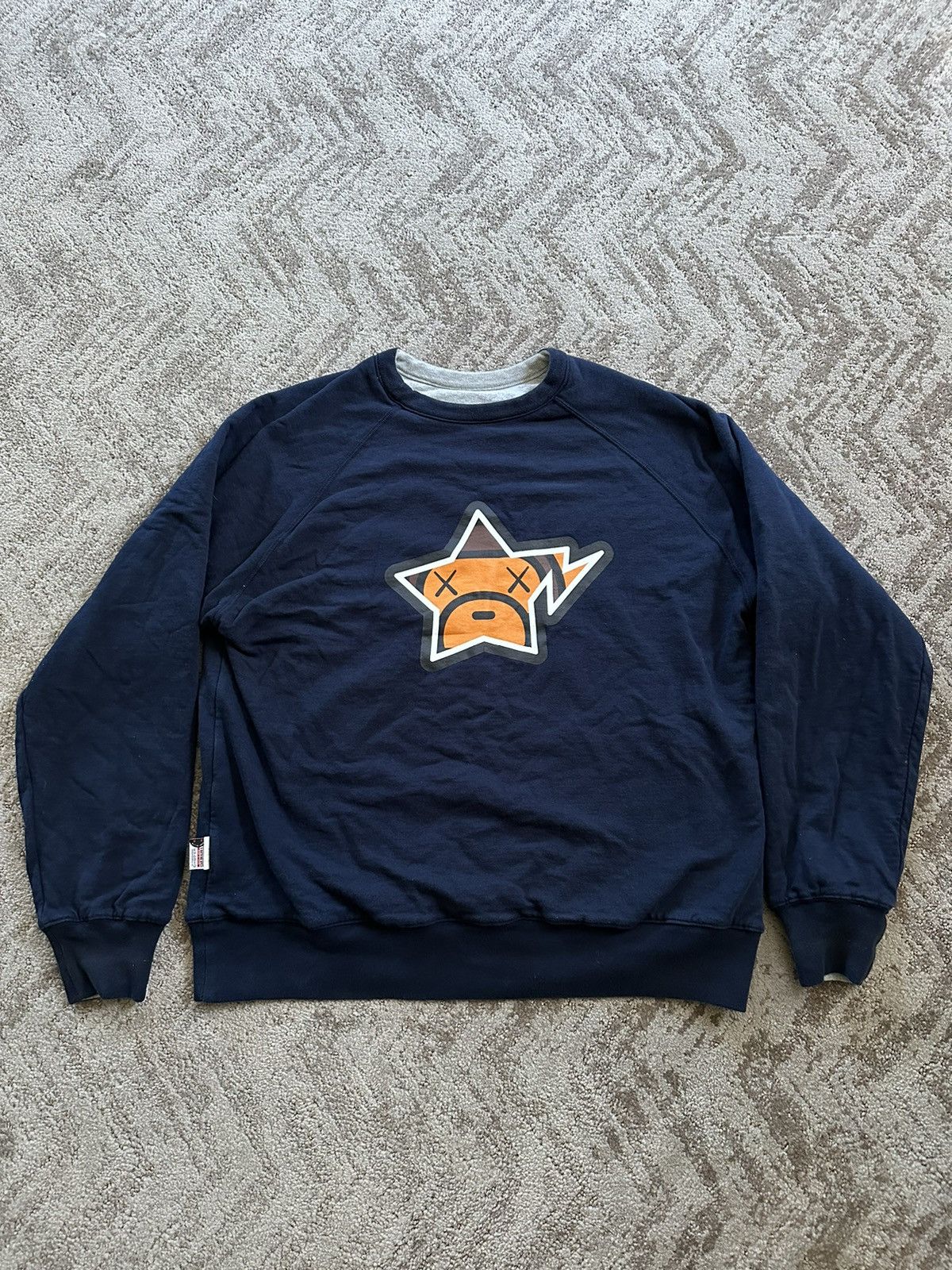 Bape × Kaws Bape kaws reversible Crewneck Size US L / EU 52-54 / 3 - 6 Thumbnail