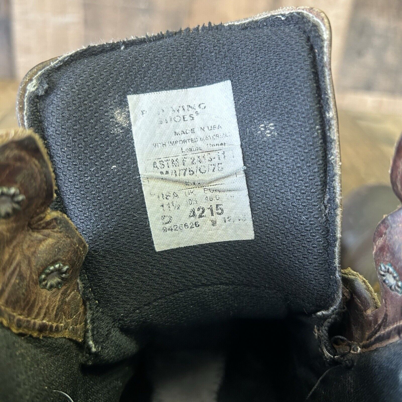 Red Wing Red Wing 4215 Steel Toe Dynaforce Work Boots Mens 11.5 D Size US 11.5 / EU 44-45 - 4 Thumbnail