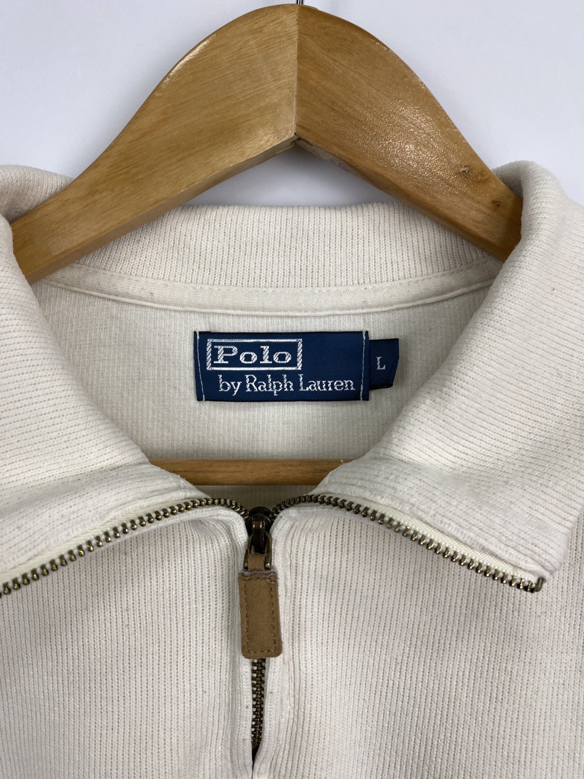 🇺🇸 Vintage 90s Ralph Lauren Knitted 1/4 Zip Sweater