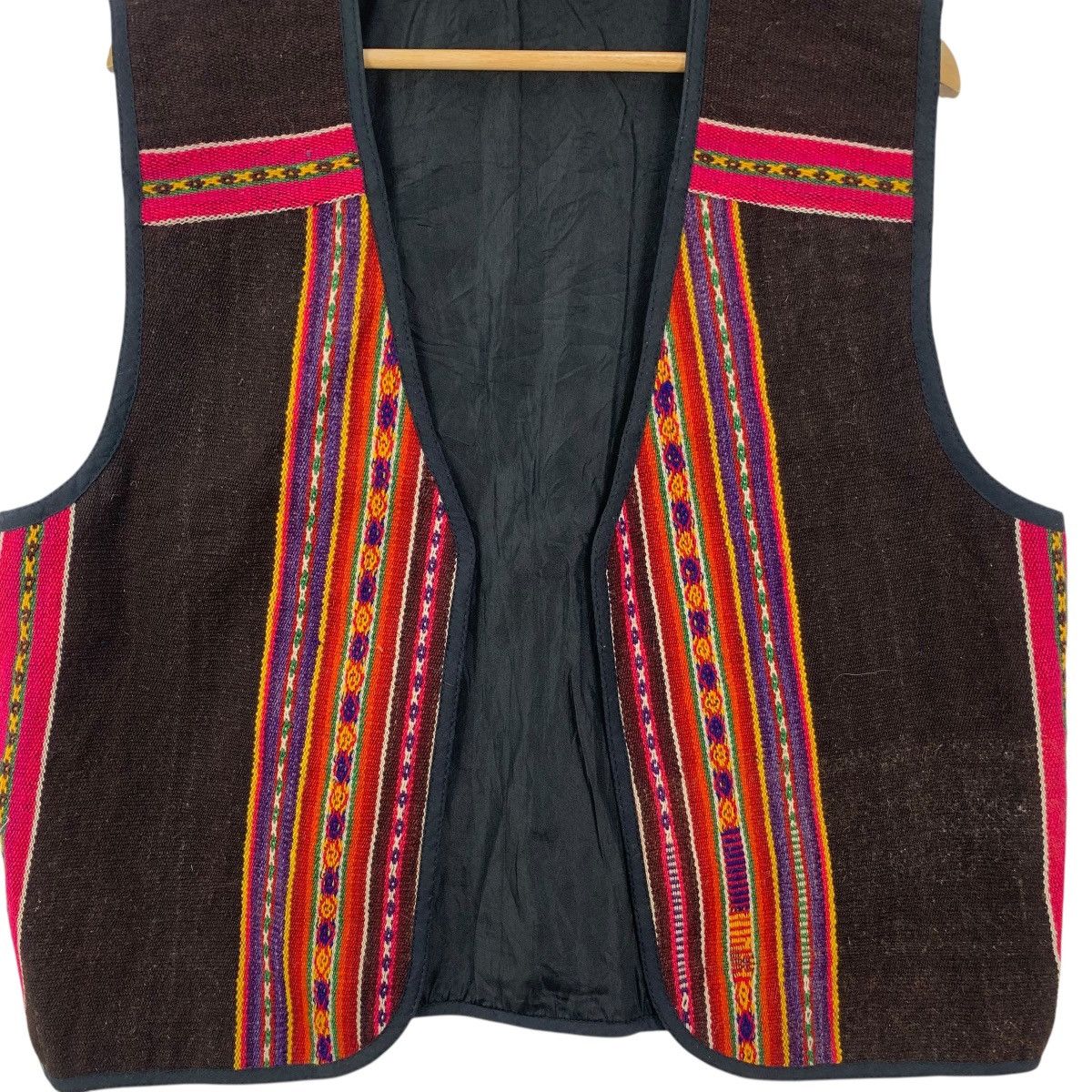 Vintage Vintage 80s NAVAJO AZTECH NATIVE Outdoor Vest Jacket Size XL / US 12-14 / IT 48-50 - 6 Thumbnail