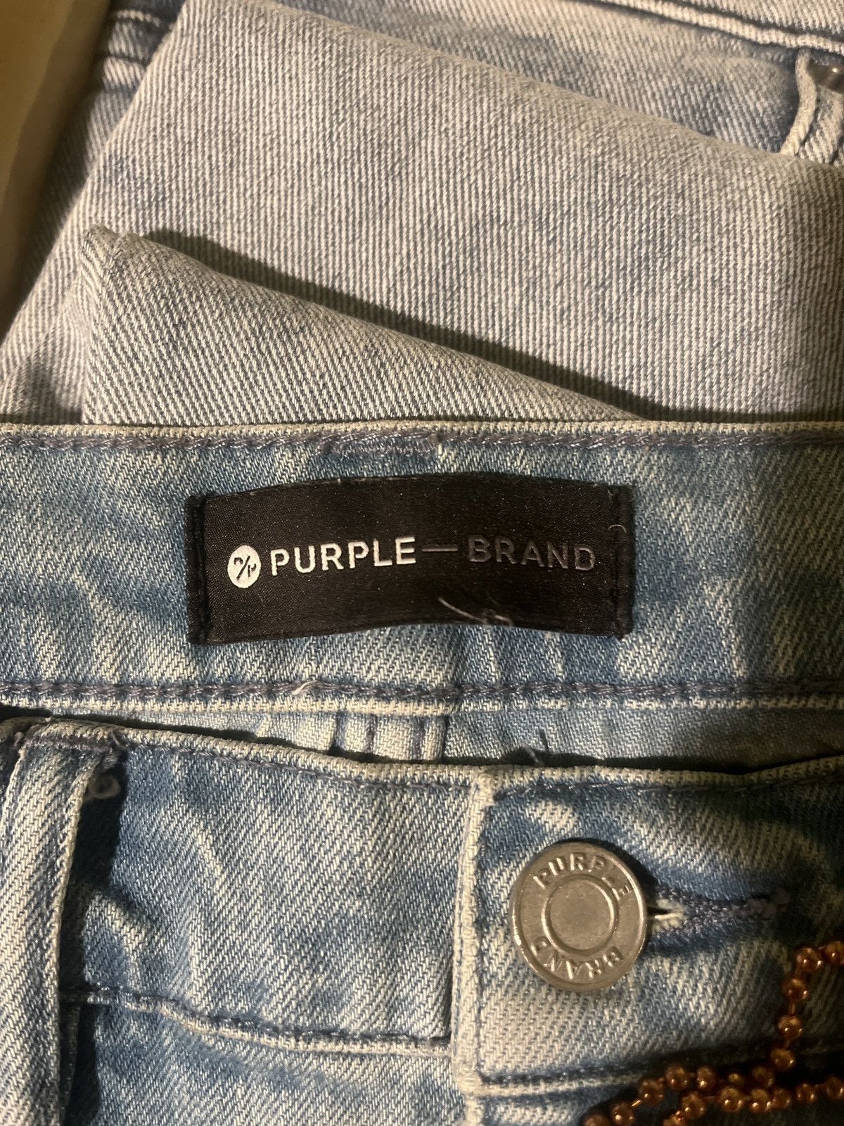 Purple Brand PURPLE BRAND (LIGHT INDIGO PLAIN VINTAGE JEAN) Size US 30 / EU 46 - 11 Thumbnail