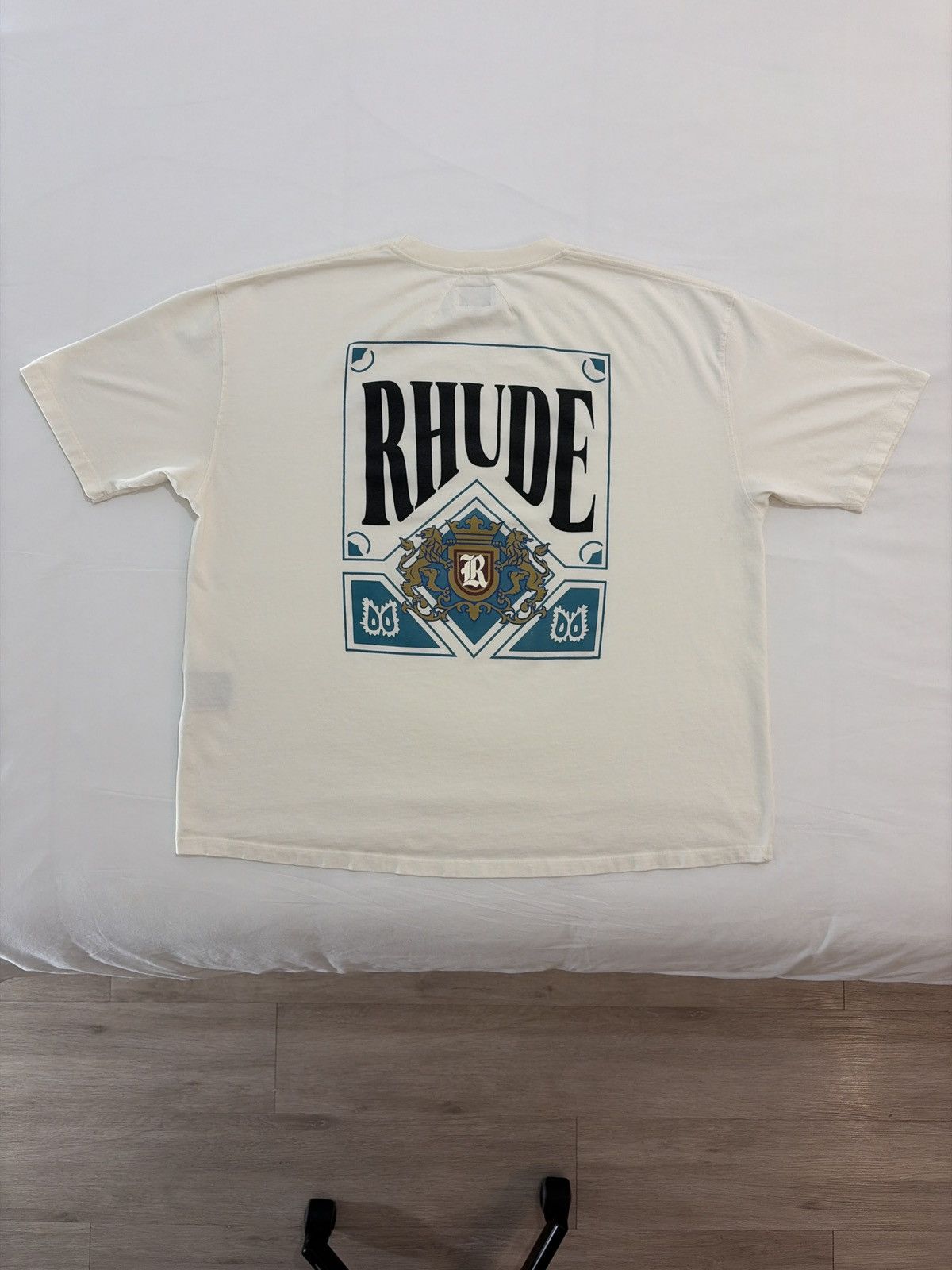 Rhude Rhude ‘Card’ Crest Logo Tee Size US XL / EU 56 / 4 - 1 Thumbnail
