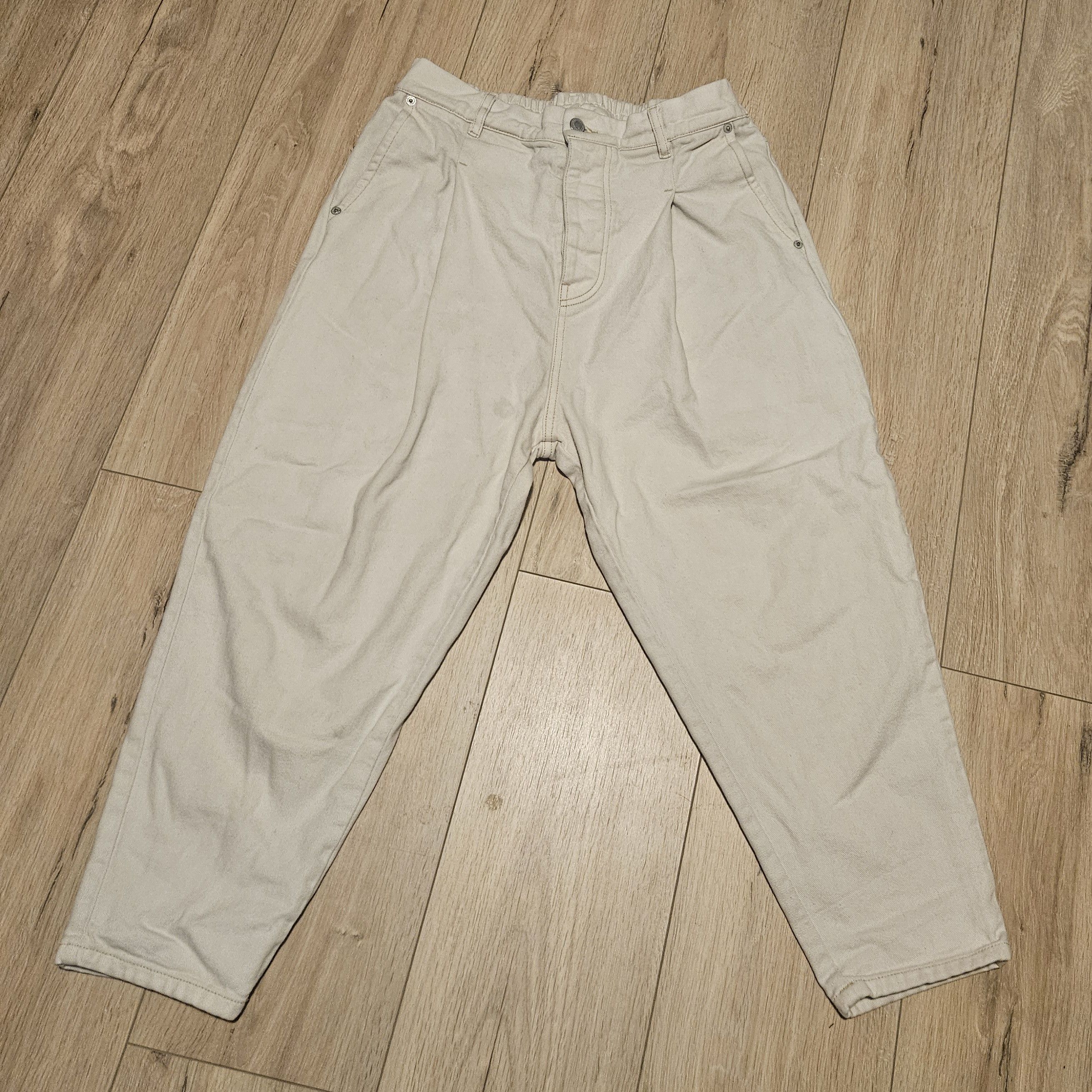 Drole De Monsieur White Drôle de Monsieur carrot-cropped denim Size US 30 / EU 46 - 1 Thumbnail