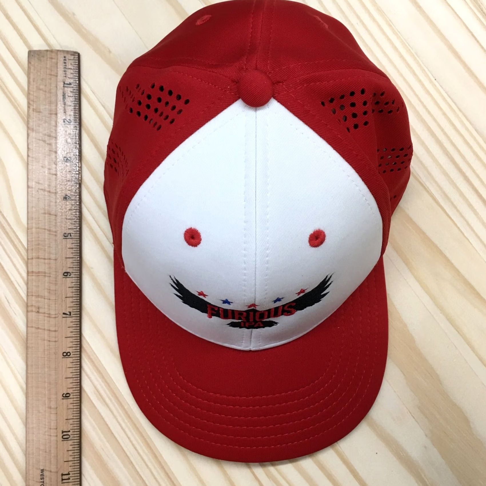 Logo 7 Furious IPA Outdoor Caps Sports Baseball Hat Mens Red One Size Embroidered Logo Size ONE SIZE - 3 Thumbnail